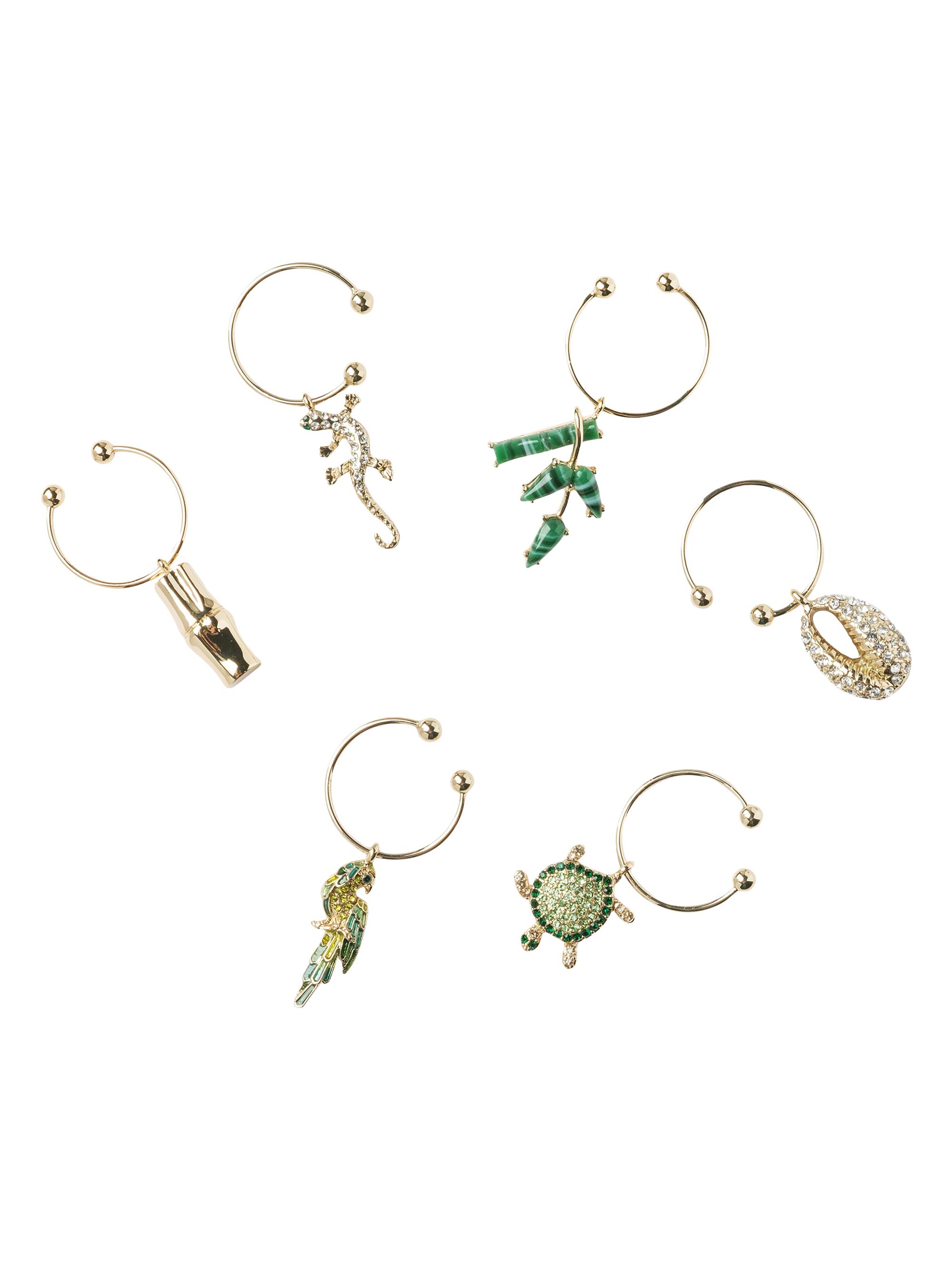 Joanna Buchanan Palm Beach 6-Piece Wine Charms