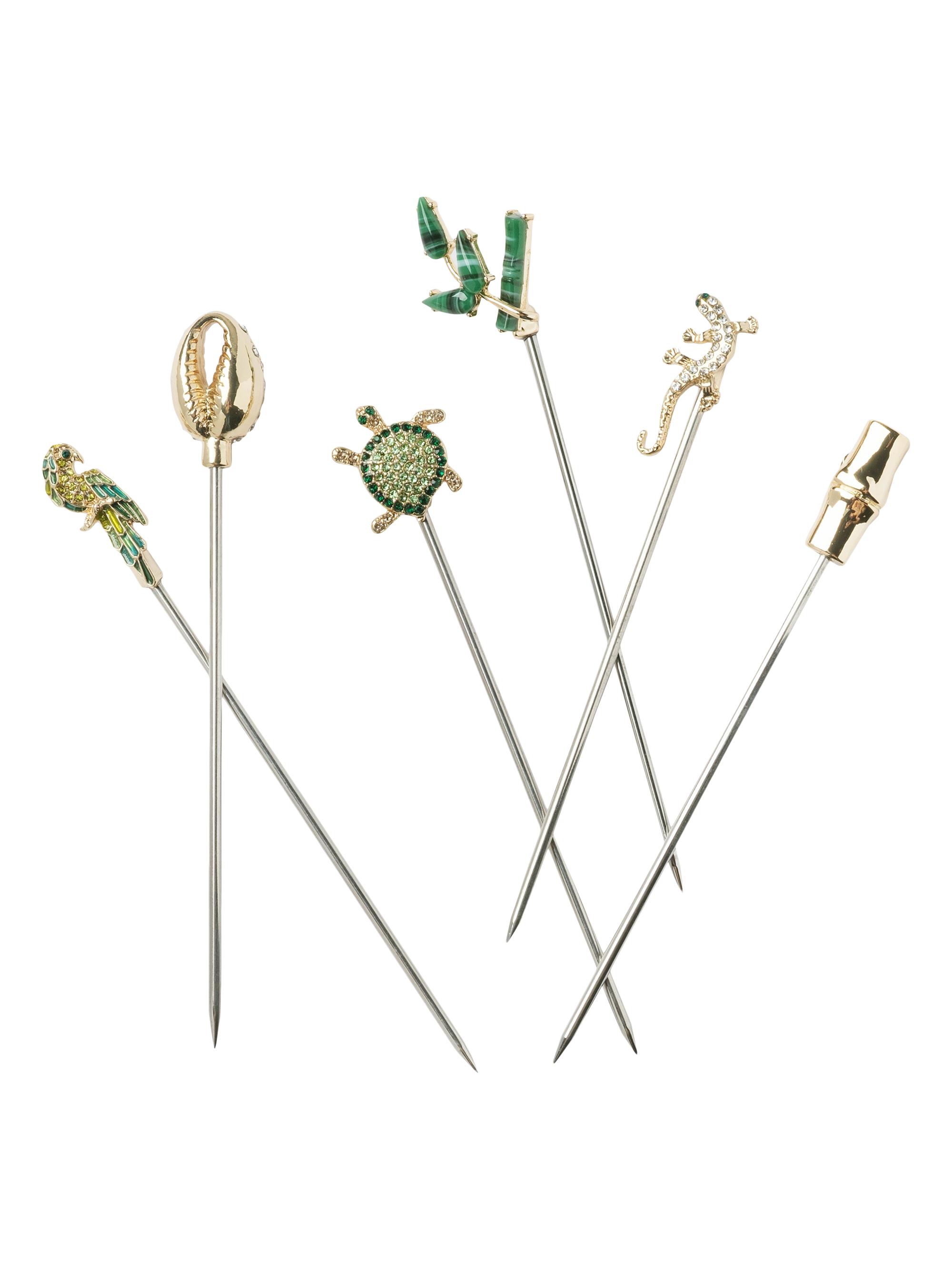 Joanna Buchanan Palm Beach 6-Piece Cocktail Picks