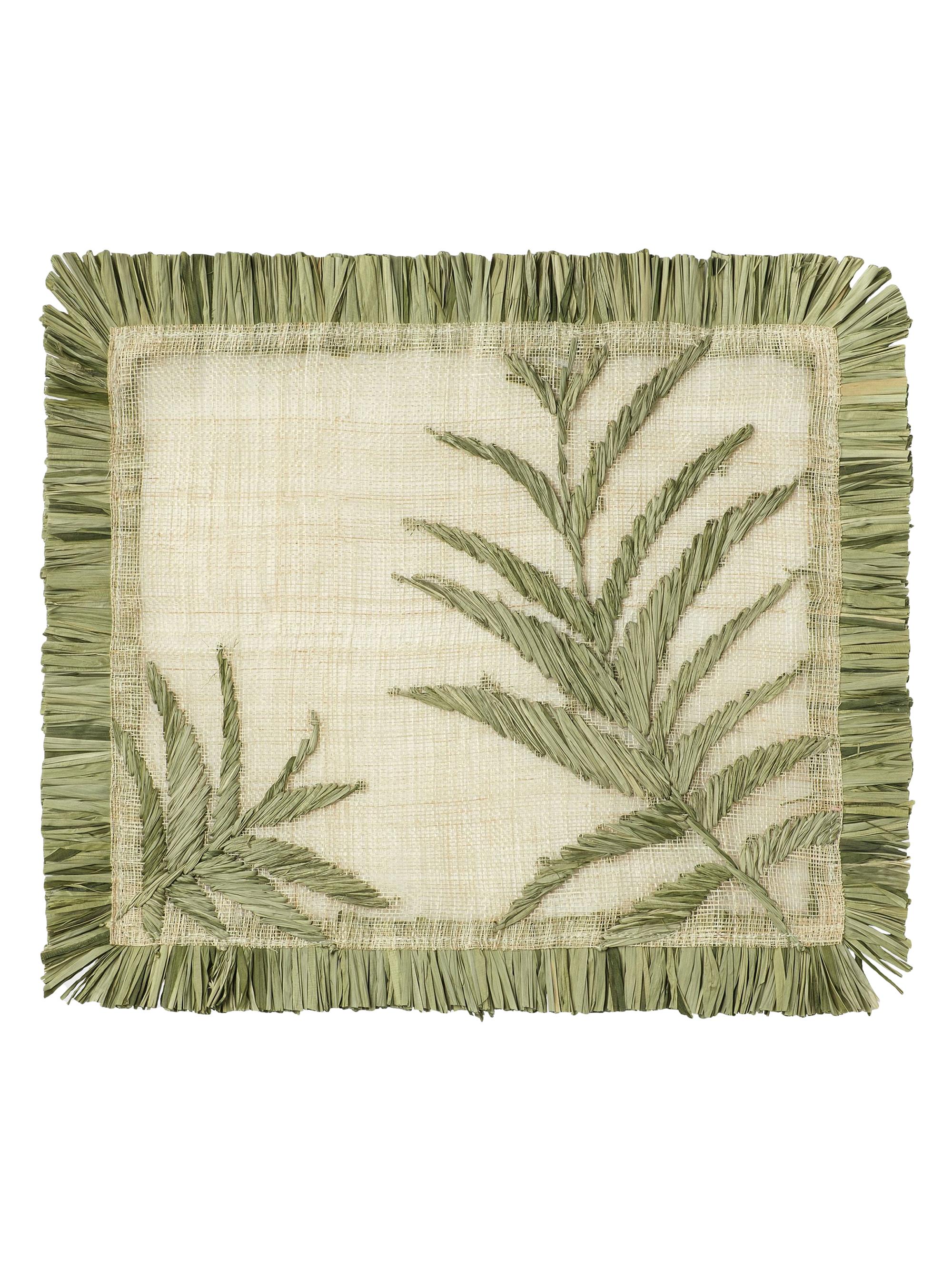 Joanna Buchanan Straw Frond 4-Piece Placemat Set