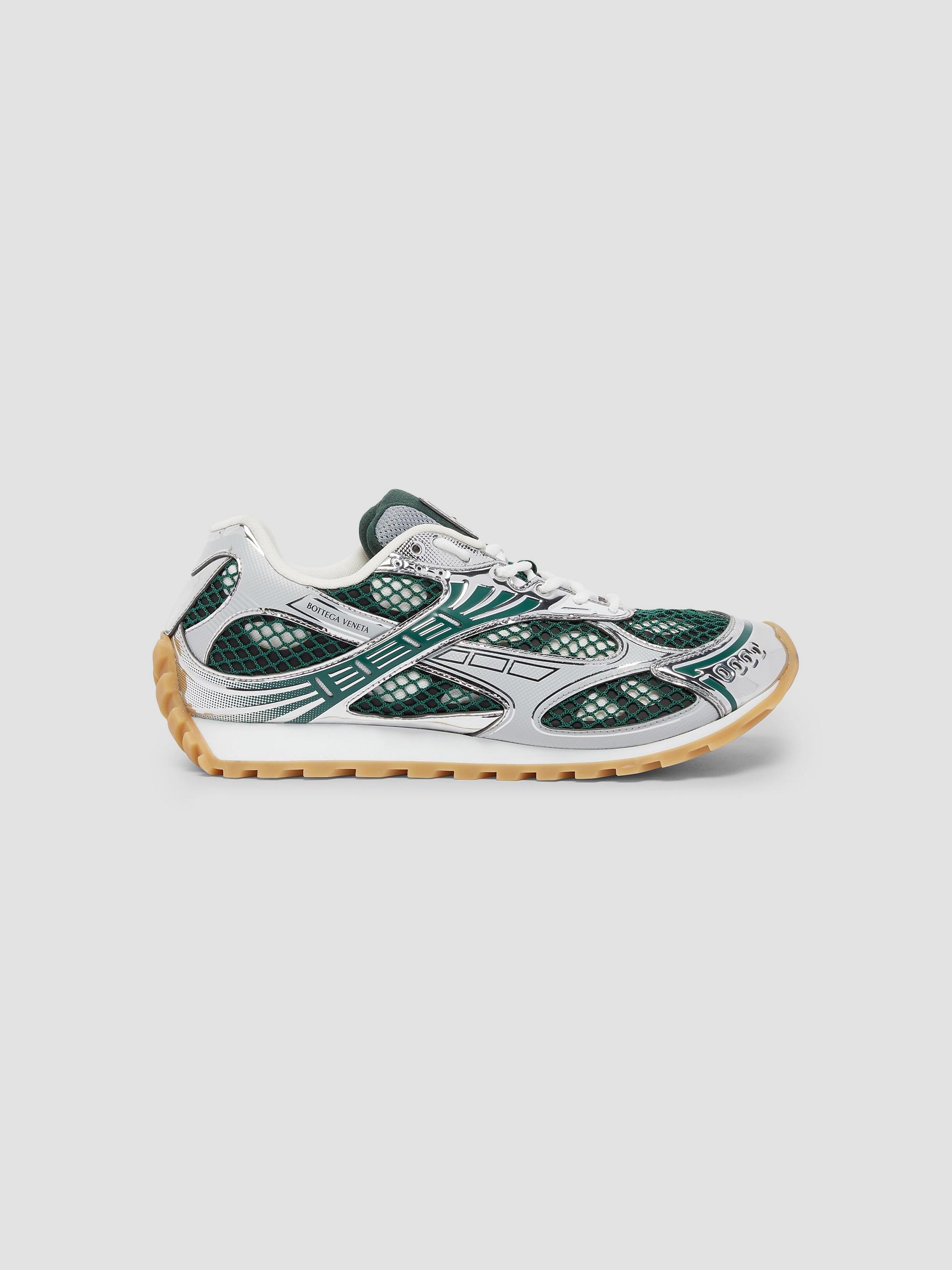 Bottega Veneta Men's Orbit Low-Top Sneakers - Biliard Silver | Thumbnail 6