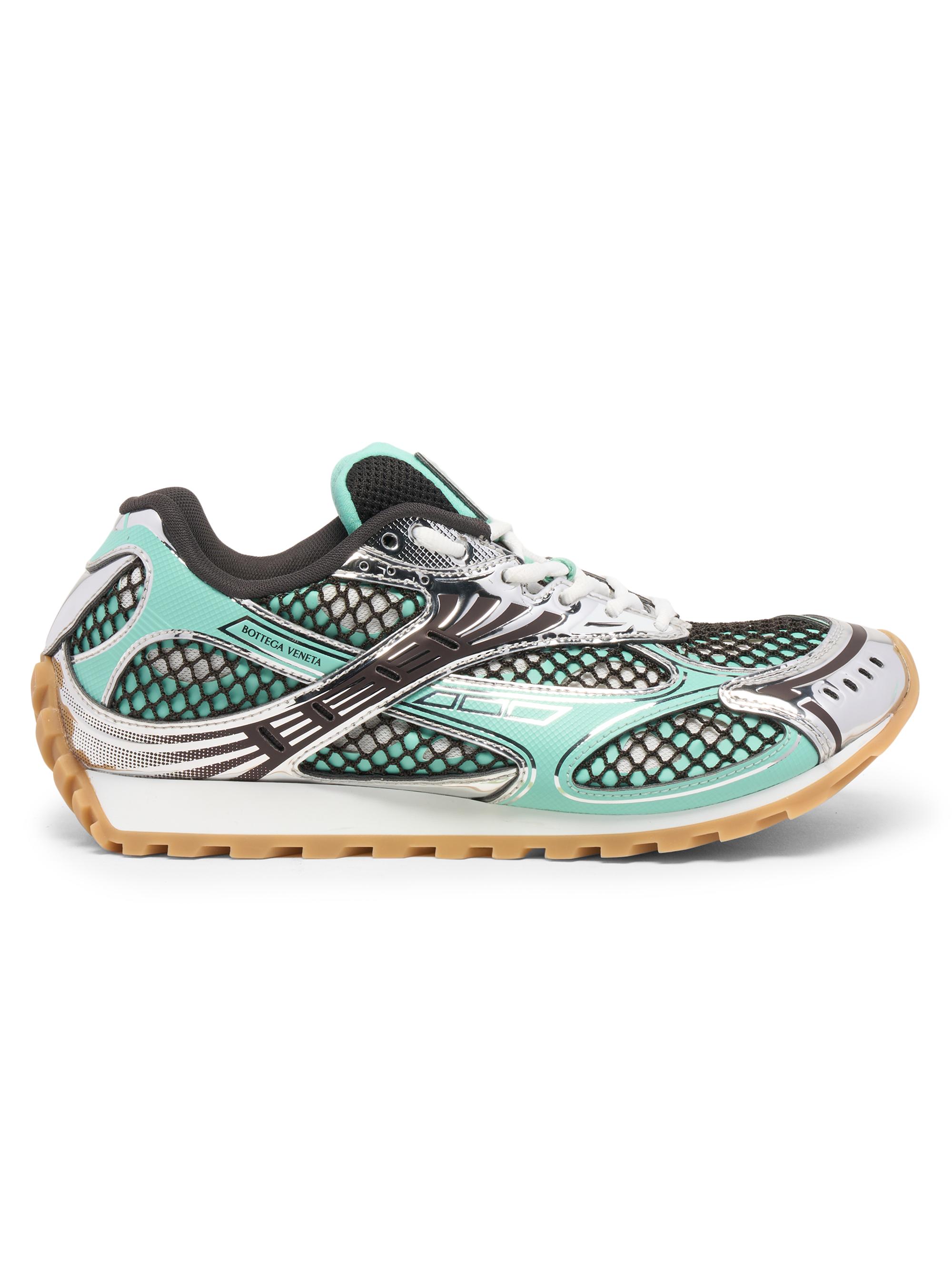 Bottega Veneta Men's Orbit Low-Top Sneakers - Green Oasis Espresso