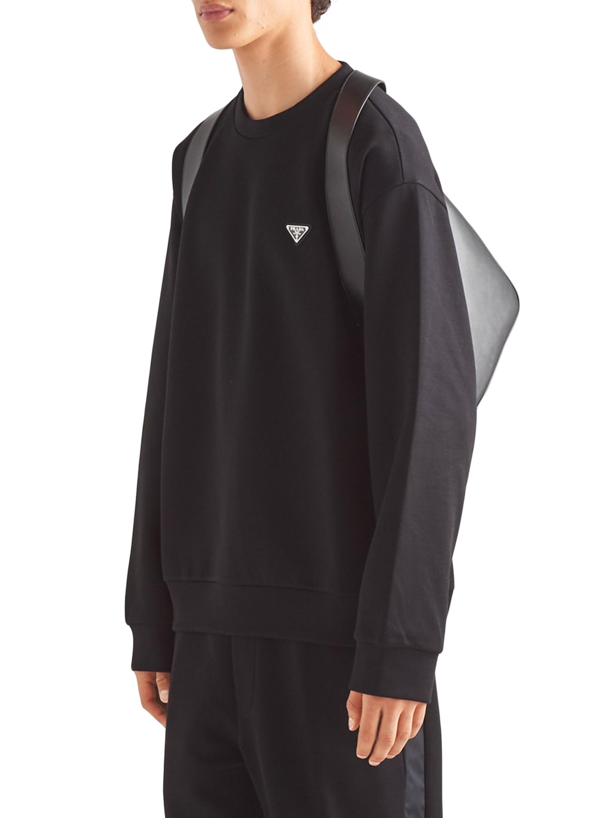 Prada Technical Cotton Sweatshirt | Saks Fifth Avenue