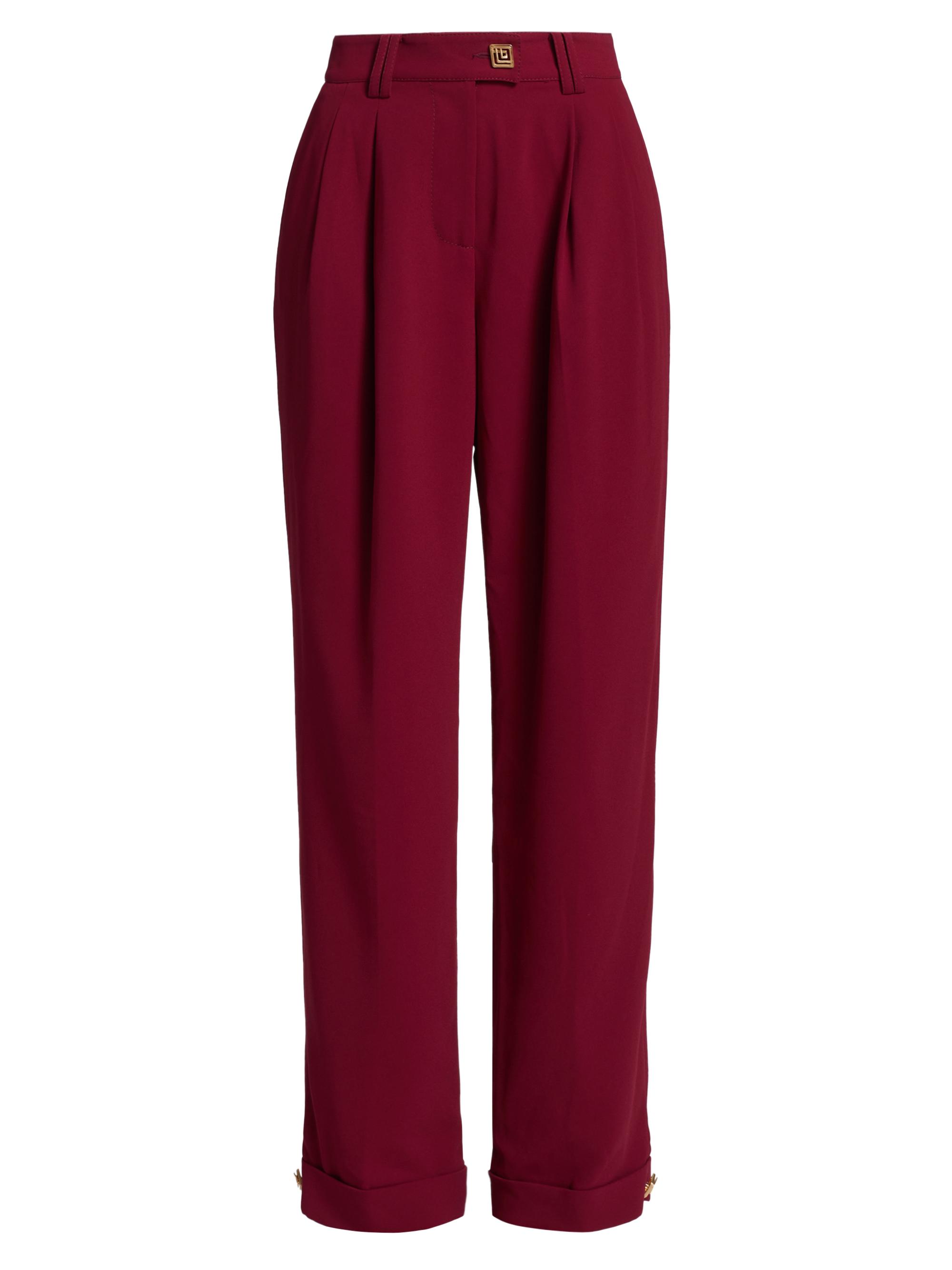 Aje Women's Sentiment Trousers - Garnet Red