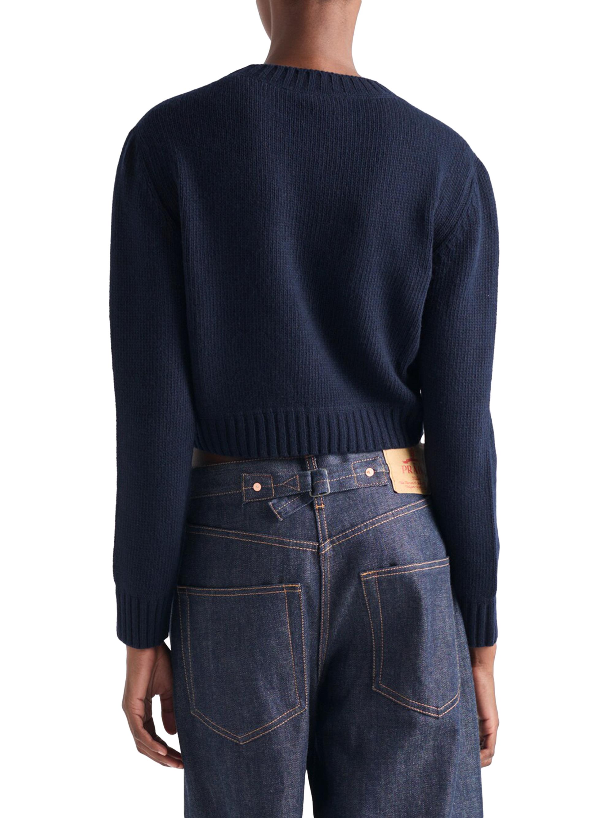 Prada Wool and Cashmere Crewneck Sweater | Saks Fifth Avenue