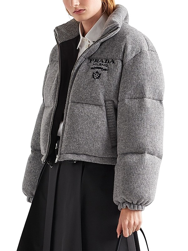 Shop Prada Cashmere Wool Down Jacket | Saks Fifth Avenue Shop Prada Cashmere Wool Down Jacket | Saks Fifth Avenue