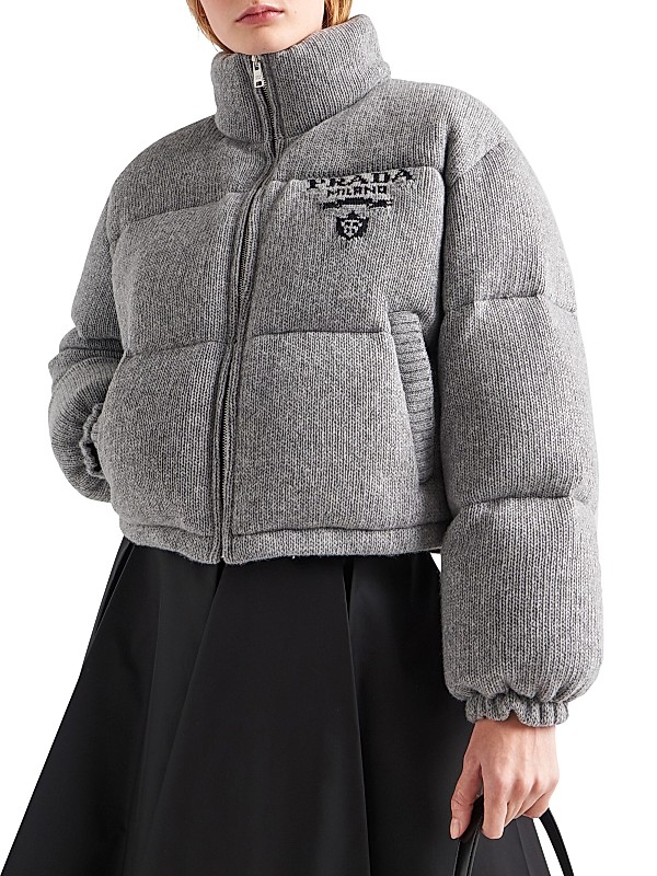 Shop Prada Cashmere Wool Down Jacket | Saks Fifth Avenue Shop Prada Cashmere Wool Down Jacket | Saks Fifth Avenue