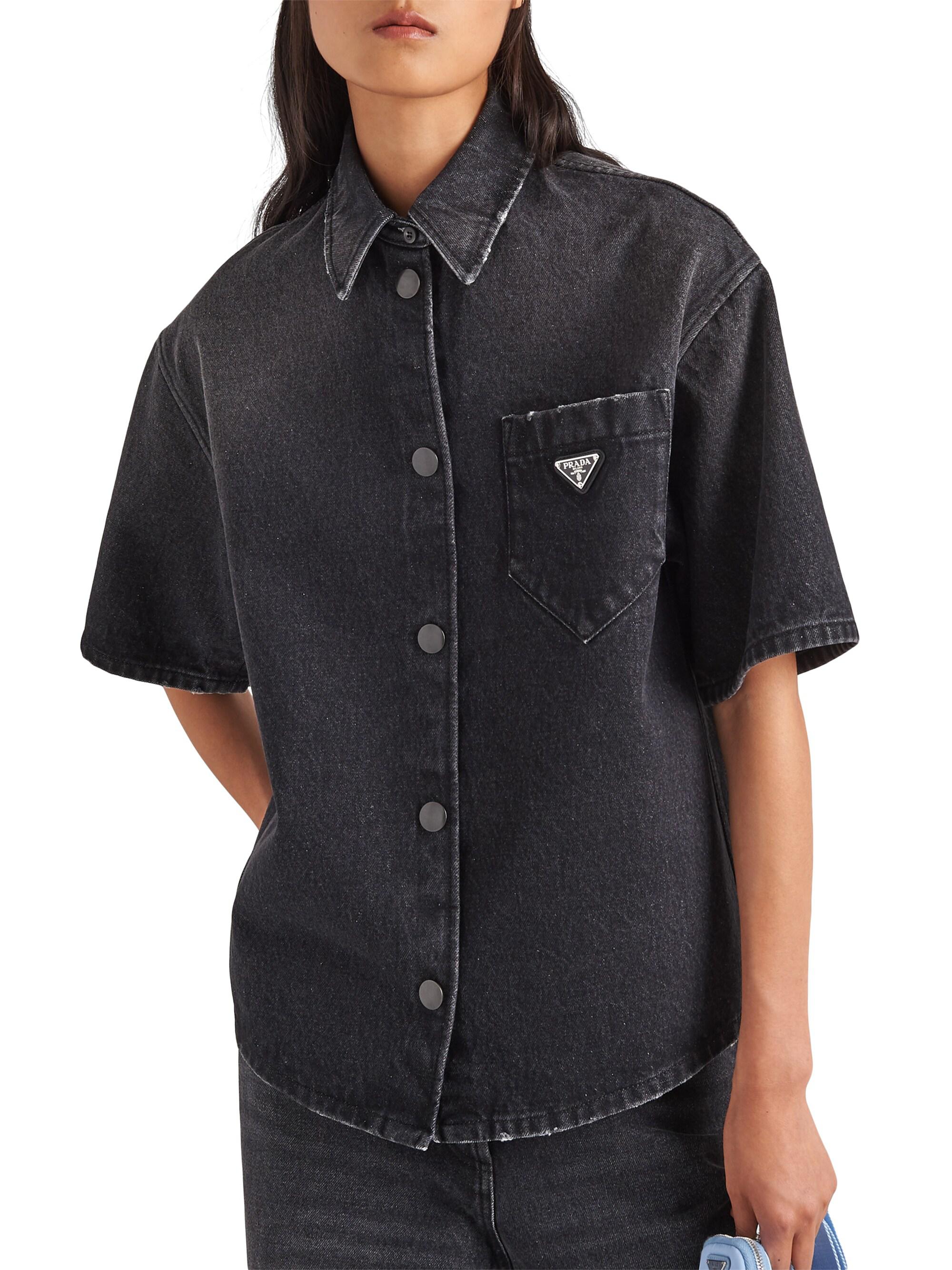 Prada Denim Shirt | Saks Fifth Avenue