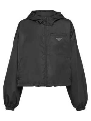 Shop Prada Re-Nylon Cropped Jacket | Saks Fifth Avenue