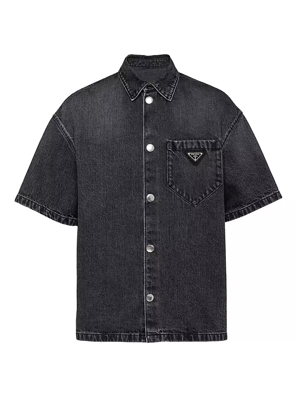 Shop Prada Denim Shirt | Saks Fifth Avenue