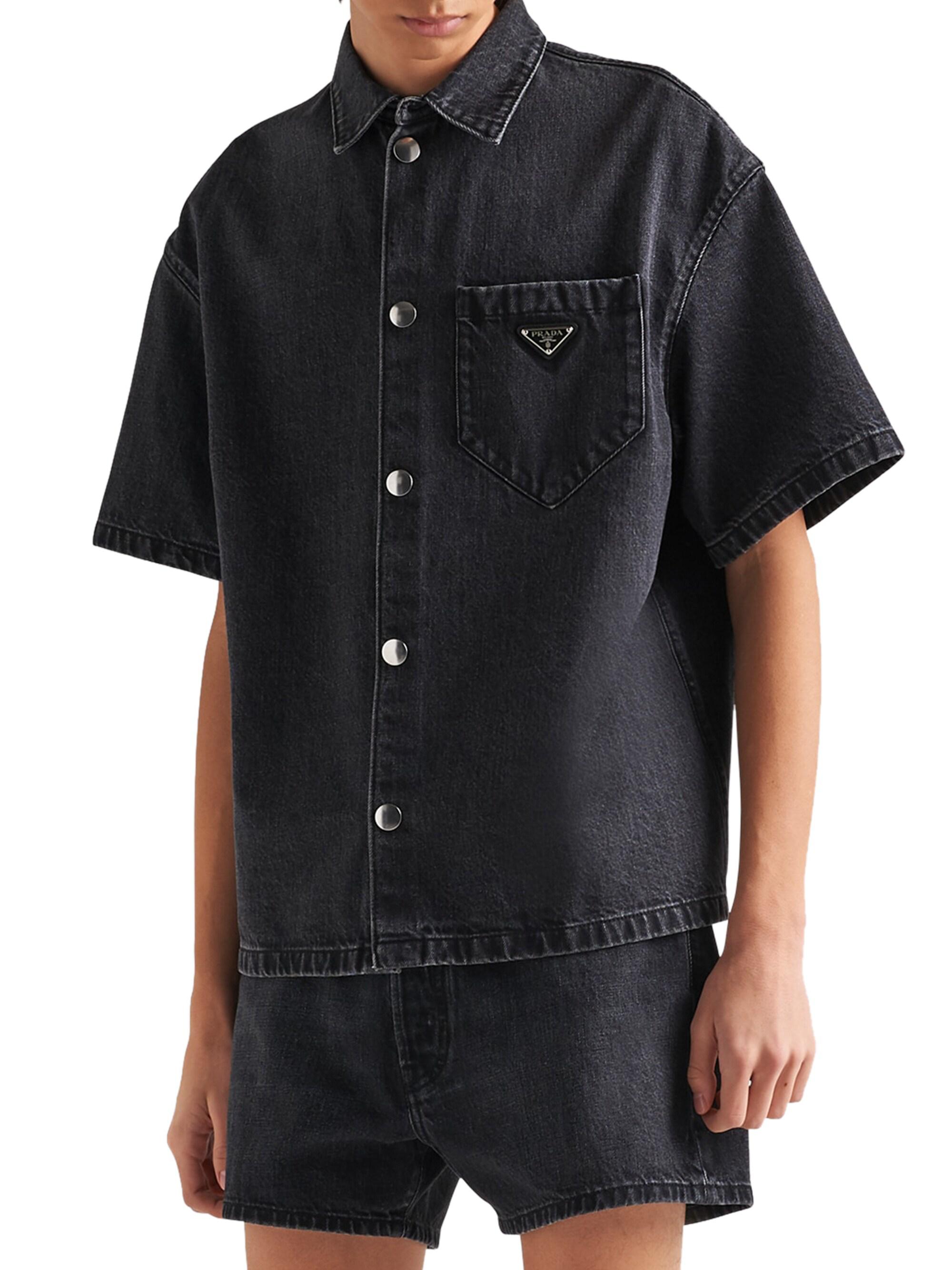 Prada Denim Shirt | Saks Fifth Avenue