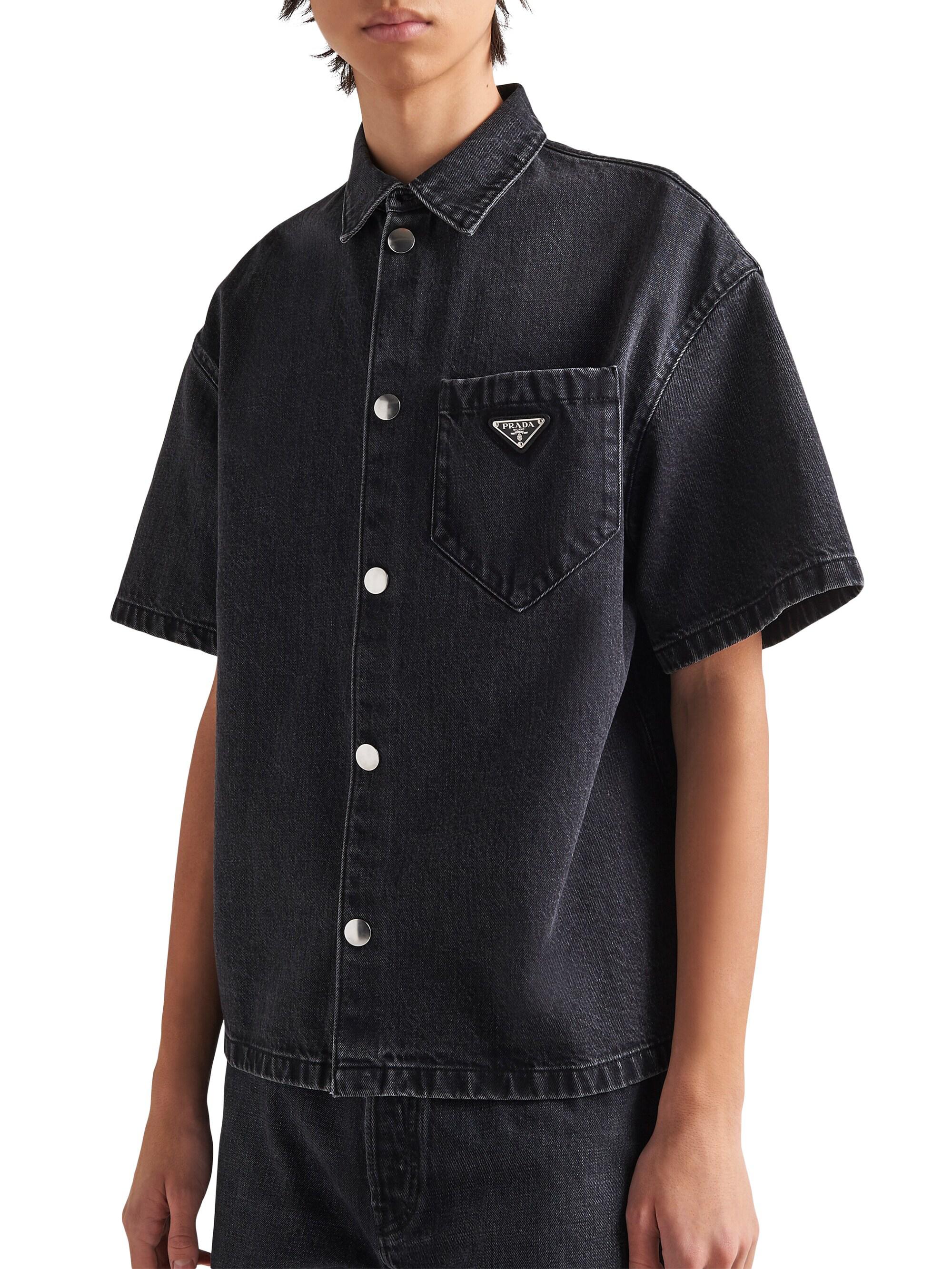 Prada Denim Shirt | Saks Fifth Avenue