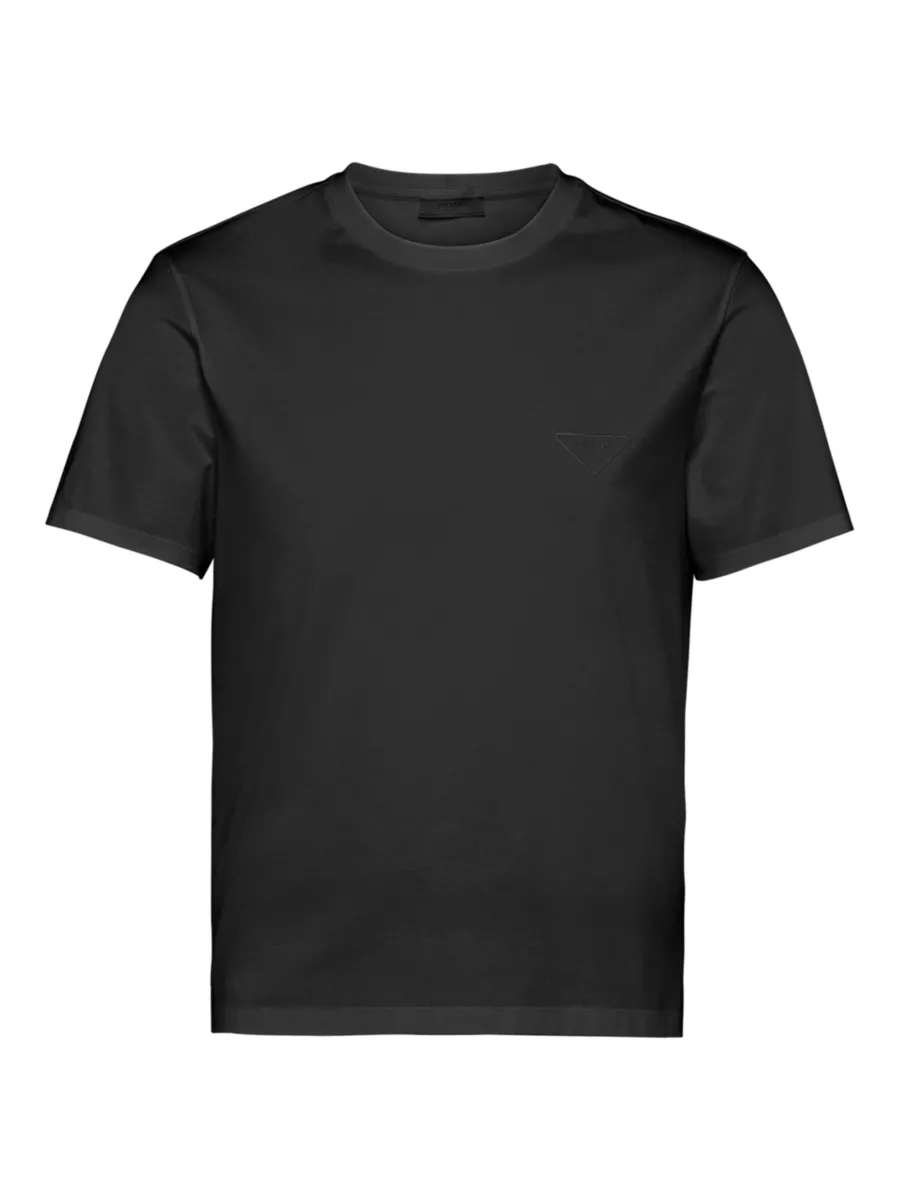 Shop Prada Stretch Cotton T-Shirt | Saks Fifth Avenue