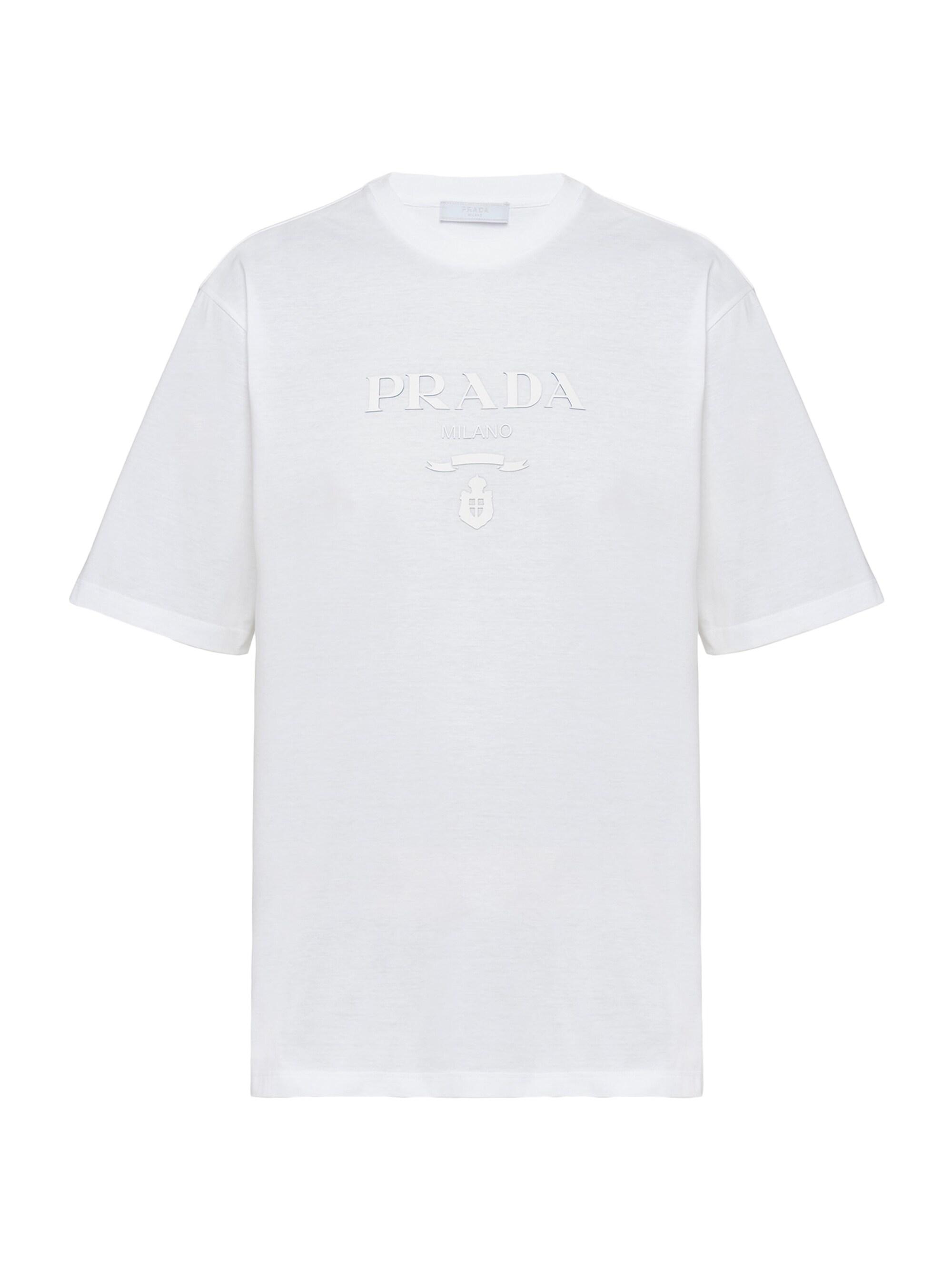 Prada Men's Cotton T-Shirt - White