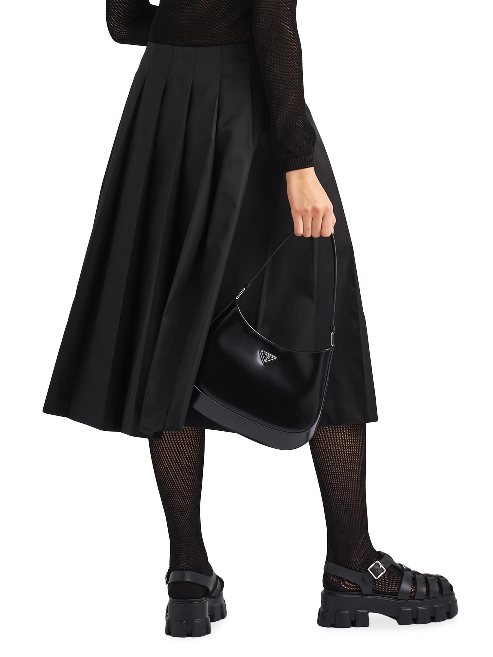 Prada Pleated Re-Nylon Skirt | Saks Fifth Avenue