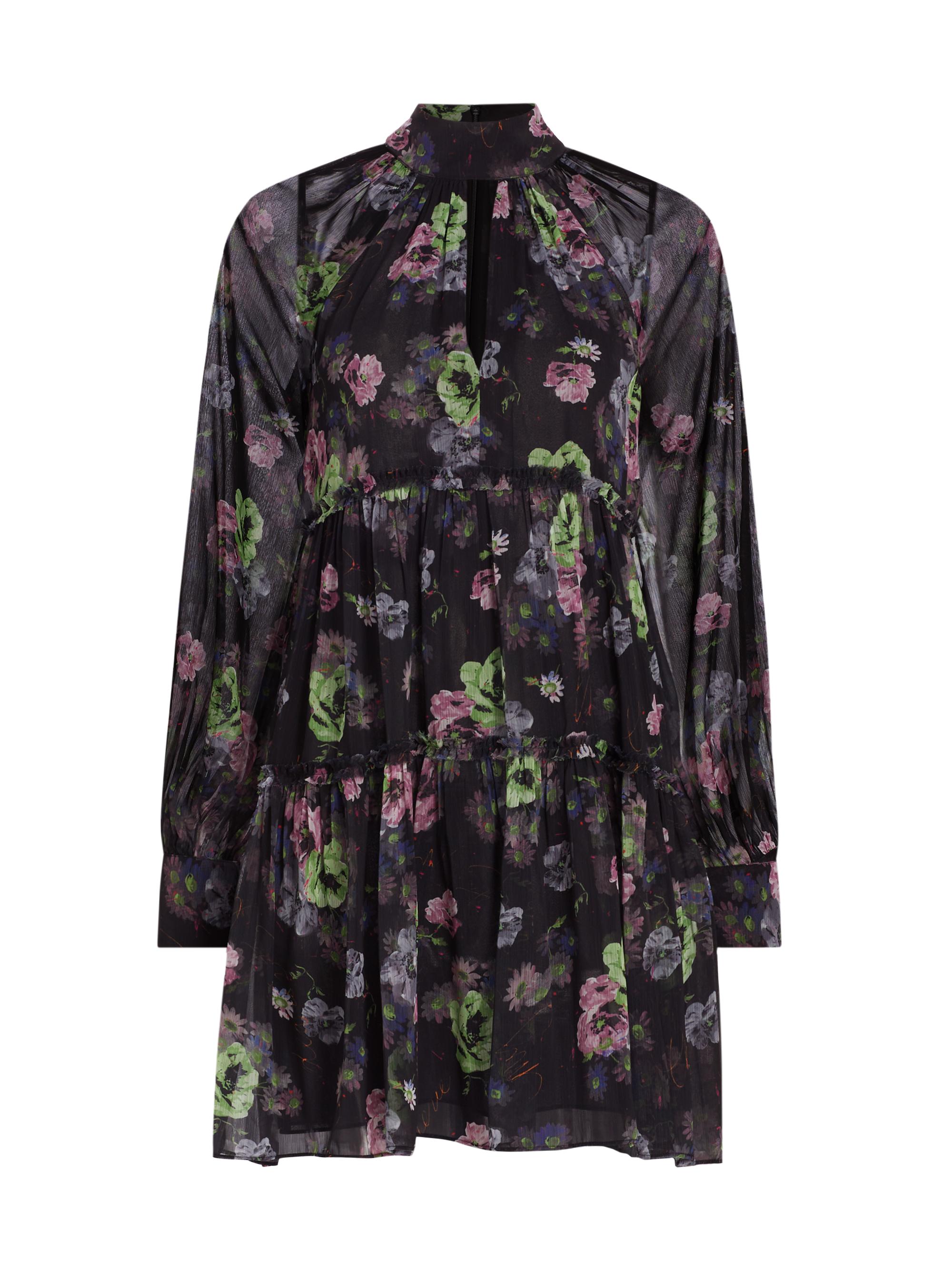 CINQ A SEPT Women's Revina Floral Gauze Minidress - Midnight Multi