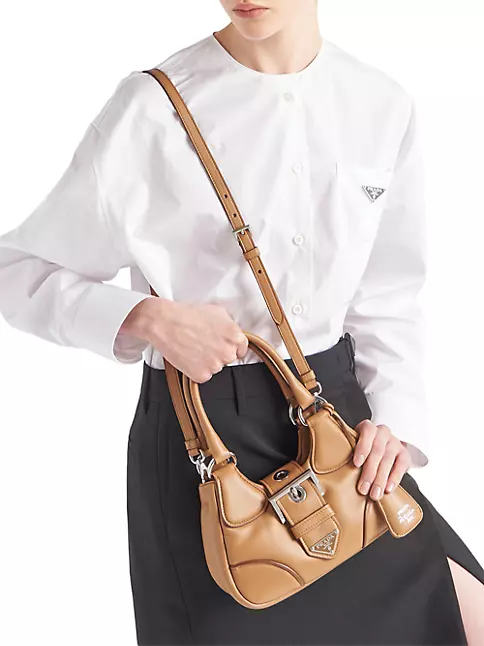 Shop Prada Moon Padded Nappa Leather Bag | Saks Fifth Avenue