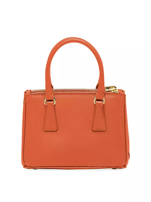 Prada Saffiano Mini Leather Tote Handbag (Mini Bags)