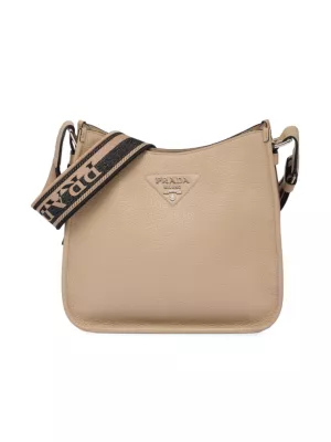 Shop Prada Leather Hobo Bag | Saks Fifth Avenue