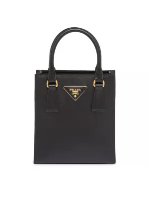 Shop Prada Saffiano Leather Handbag | Saks Fifth Avenue