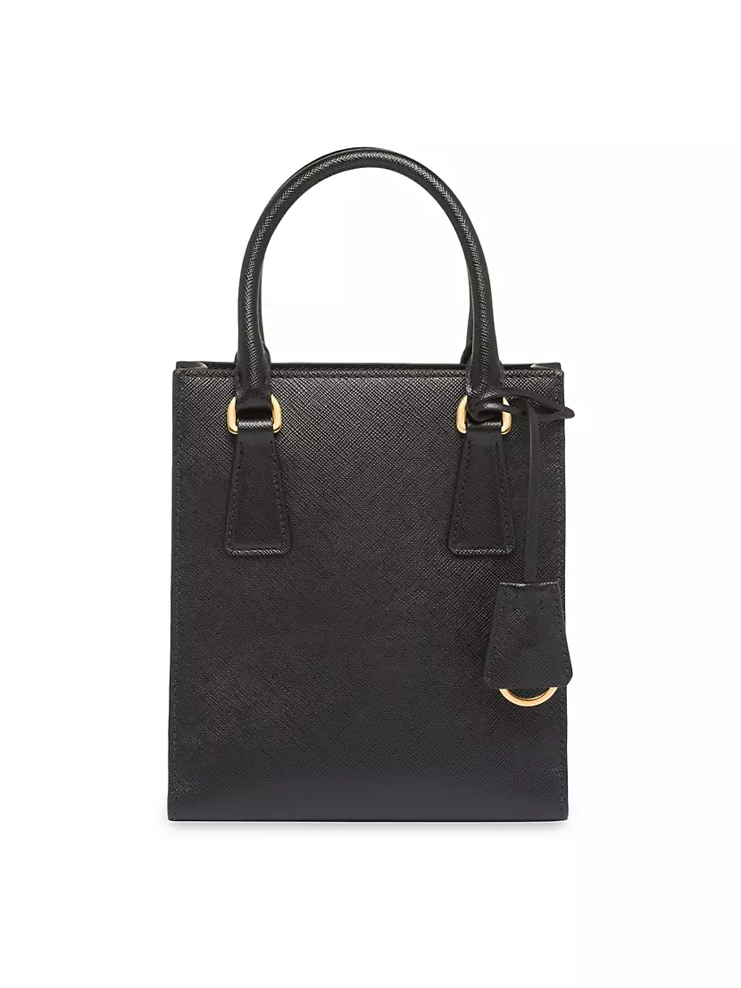 Saffiano leather handbag Prada Black in Leather - 25798578