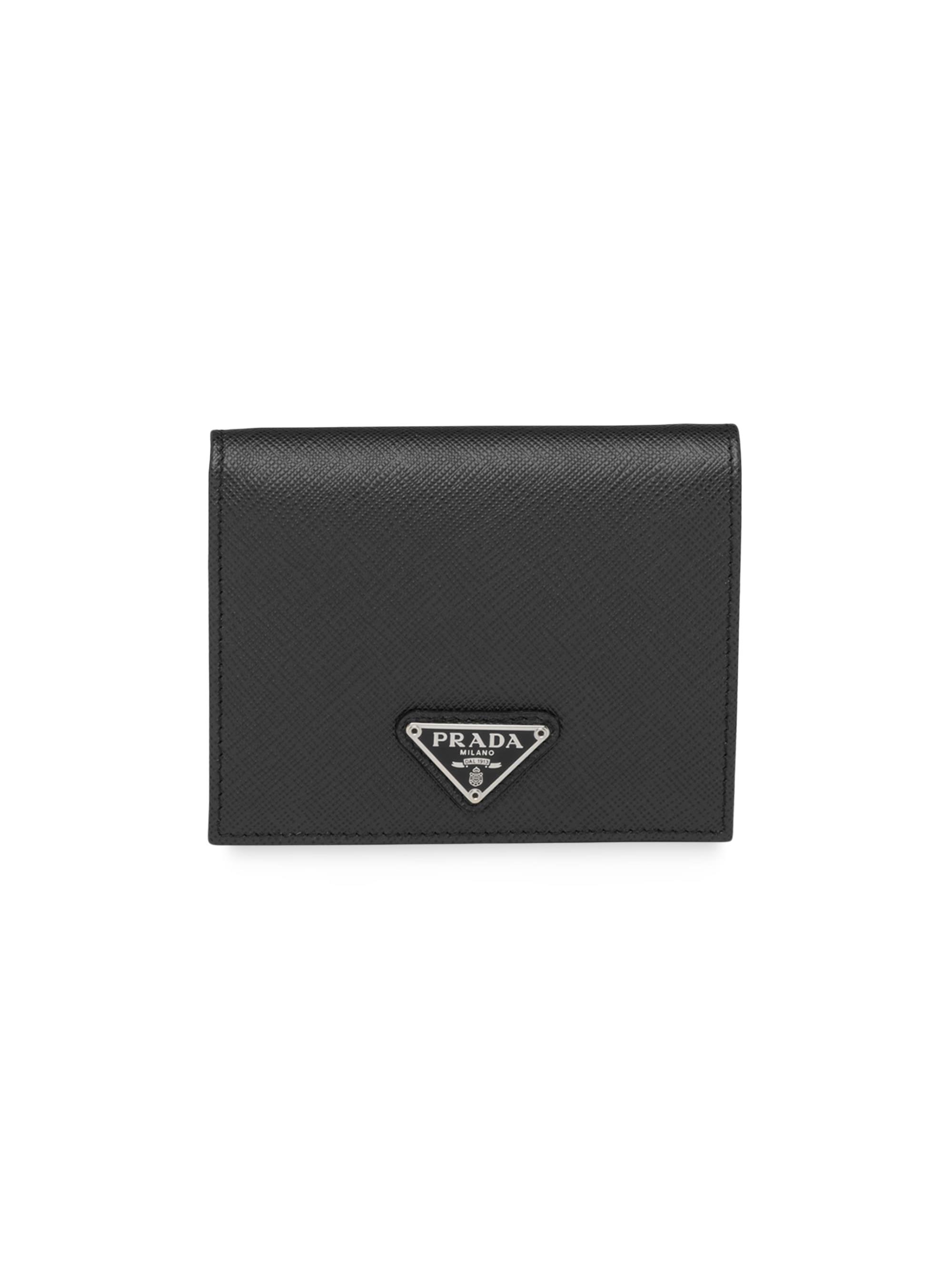 Prada Women's  Saffiano Leather Wallet - Black