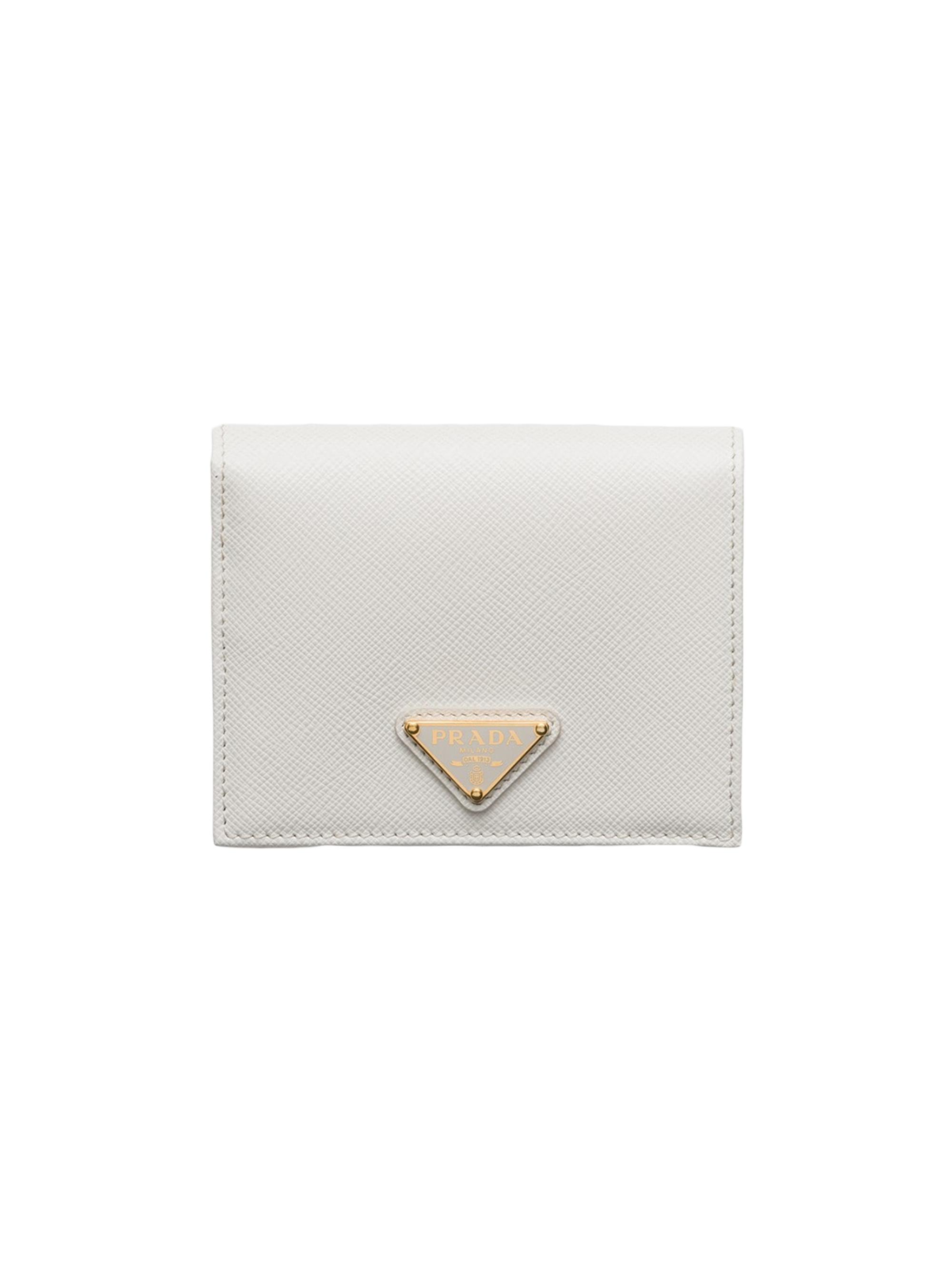 Prada Women's  Saffiano Leather Wallet - White