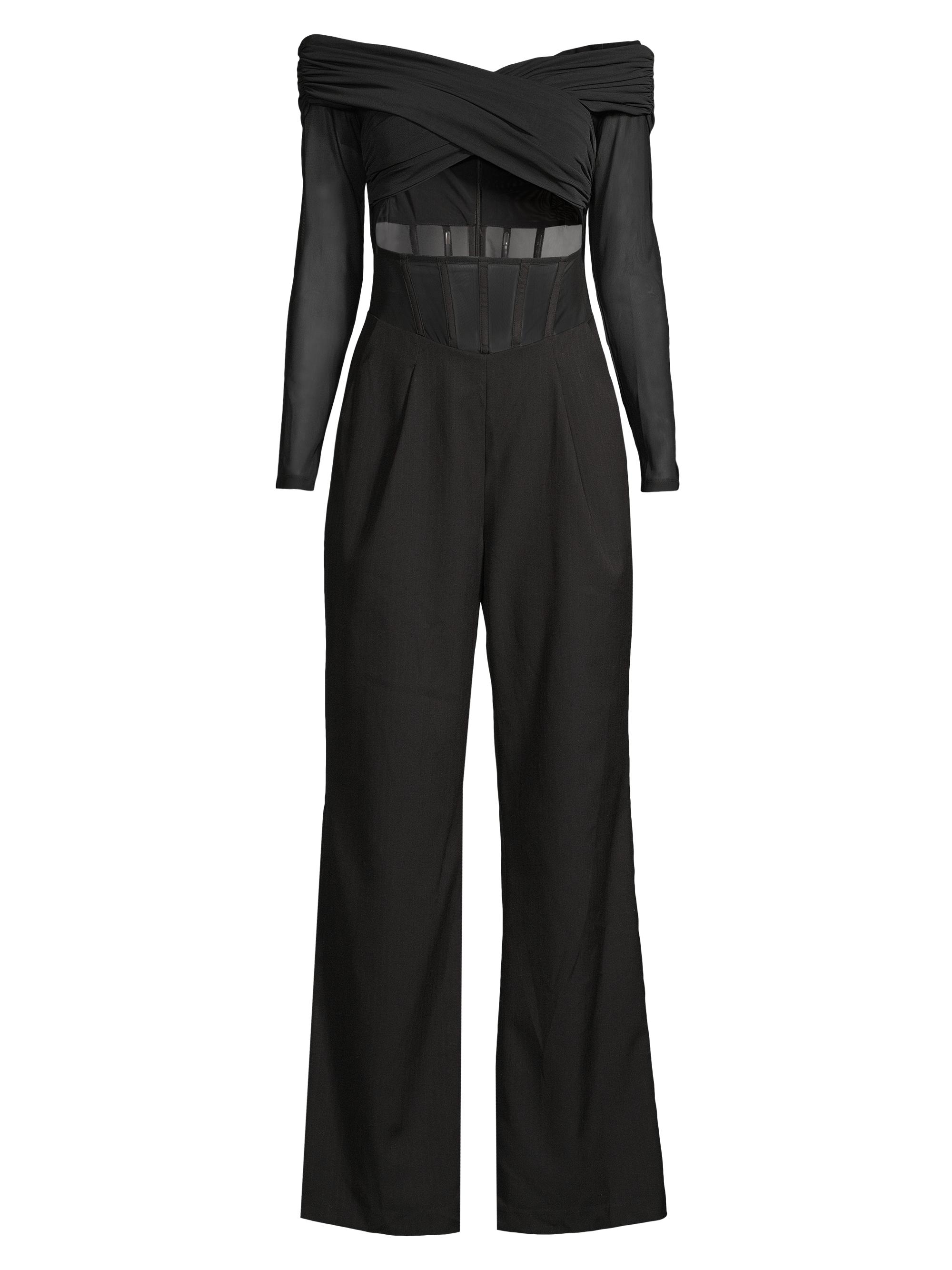 A.L.C. Skyla Asymmetric Wrap Jumpsuit | Saks Fifth Avenue