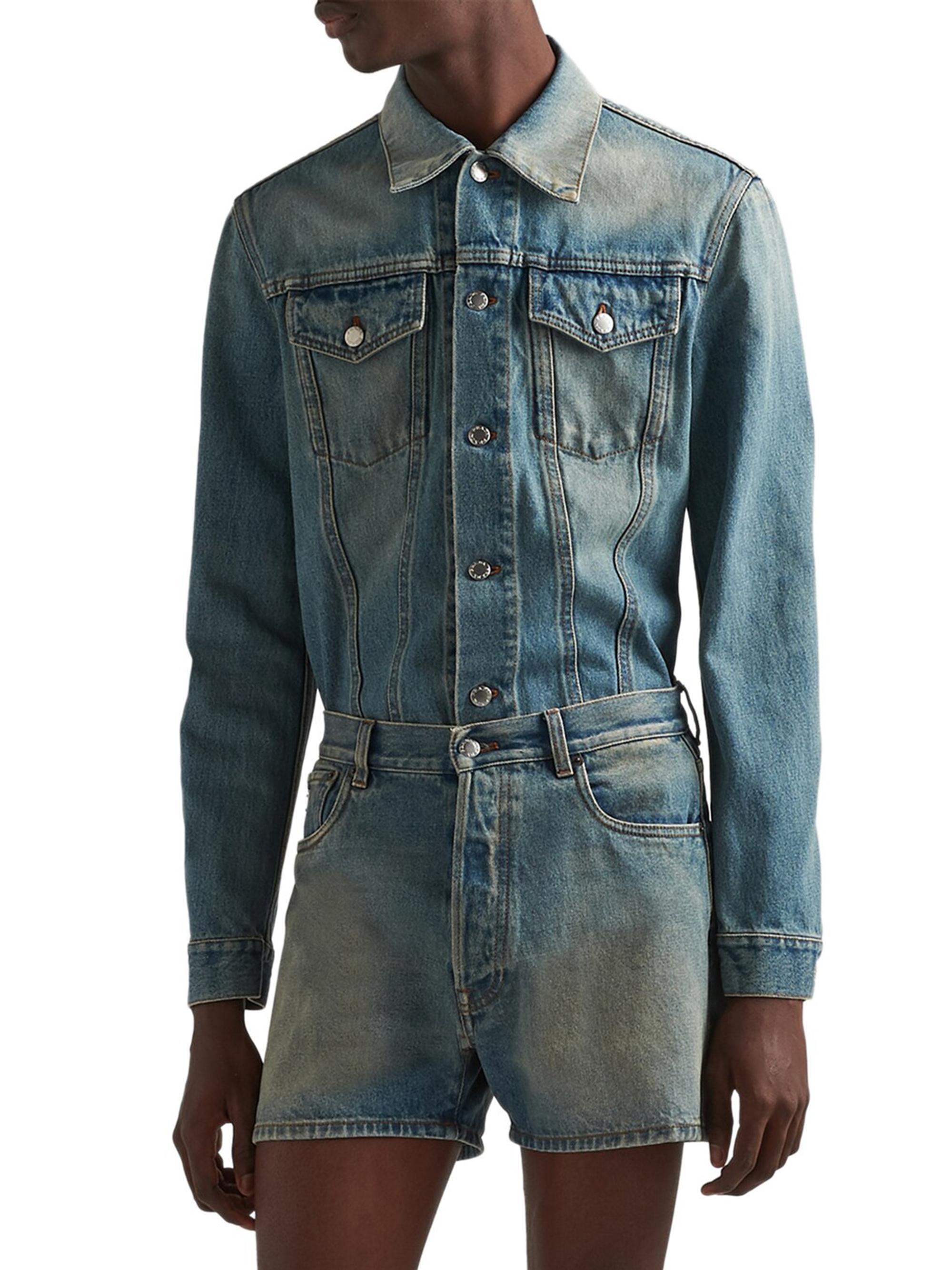 Prada Denim Blouson Jacket | Saks Fifth Avenue
