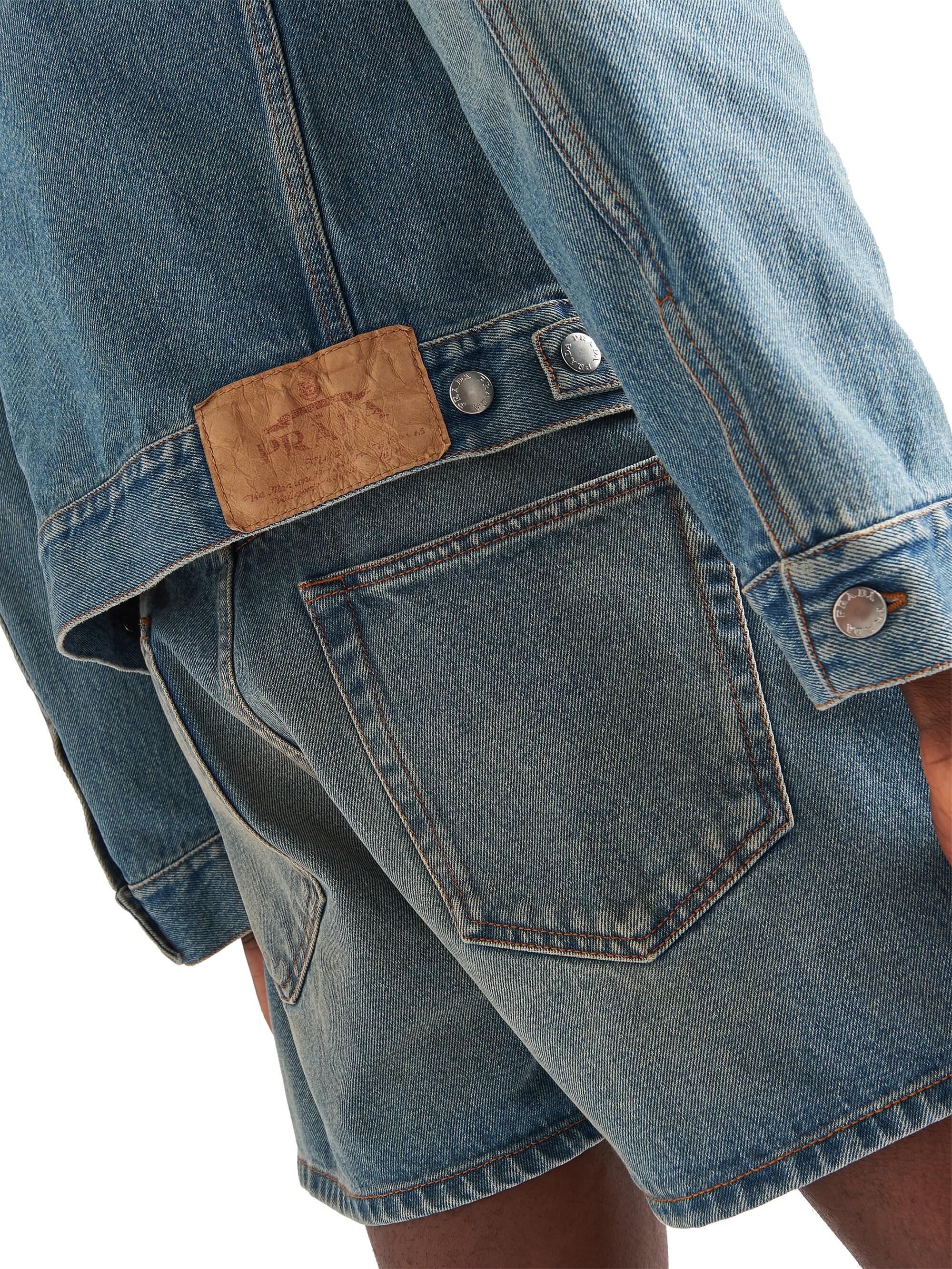 Prada Denim Blouson Jacket | Saks Fifth Avenue