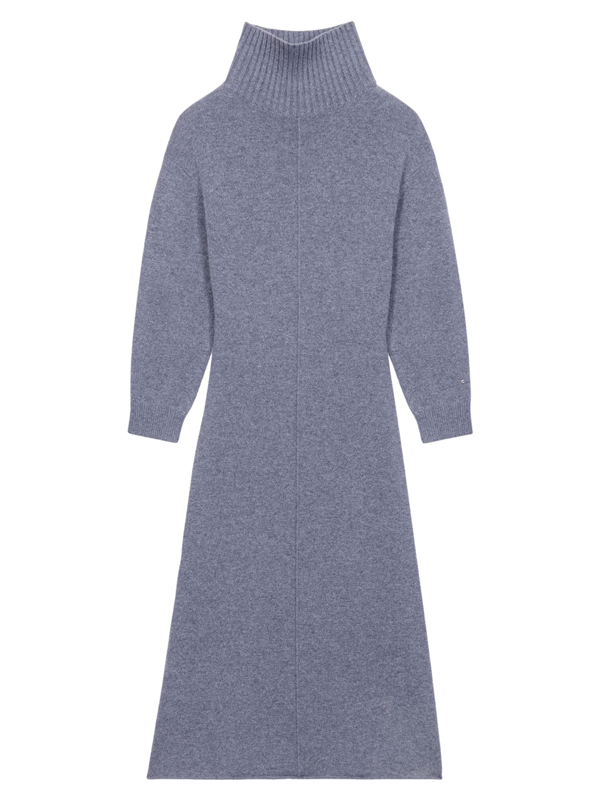 Maje Women's Knit Maxi Dress - Grey