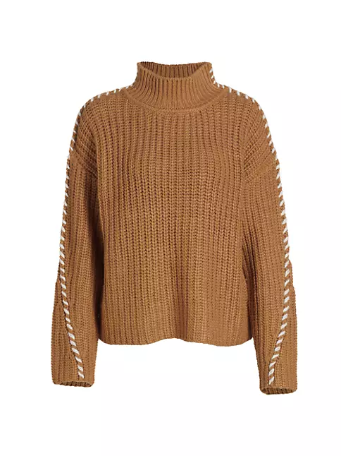 Shop Design History Whipstitch Relaxed Turtleneck