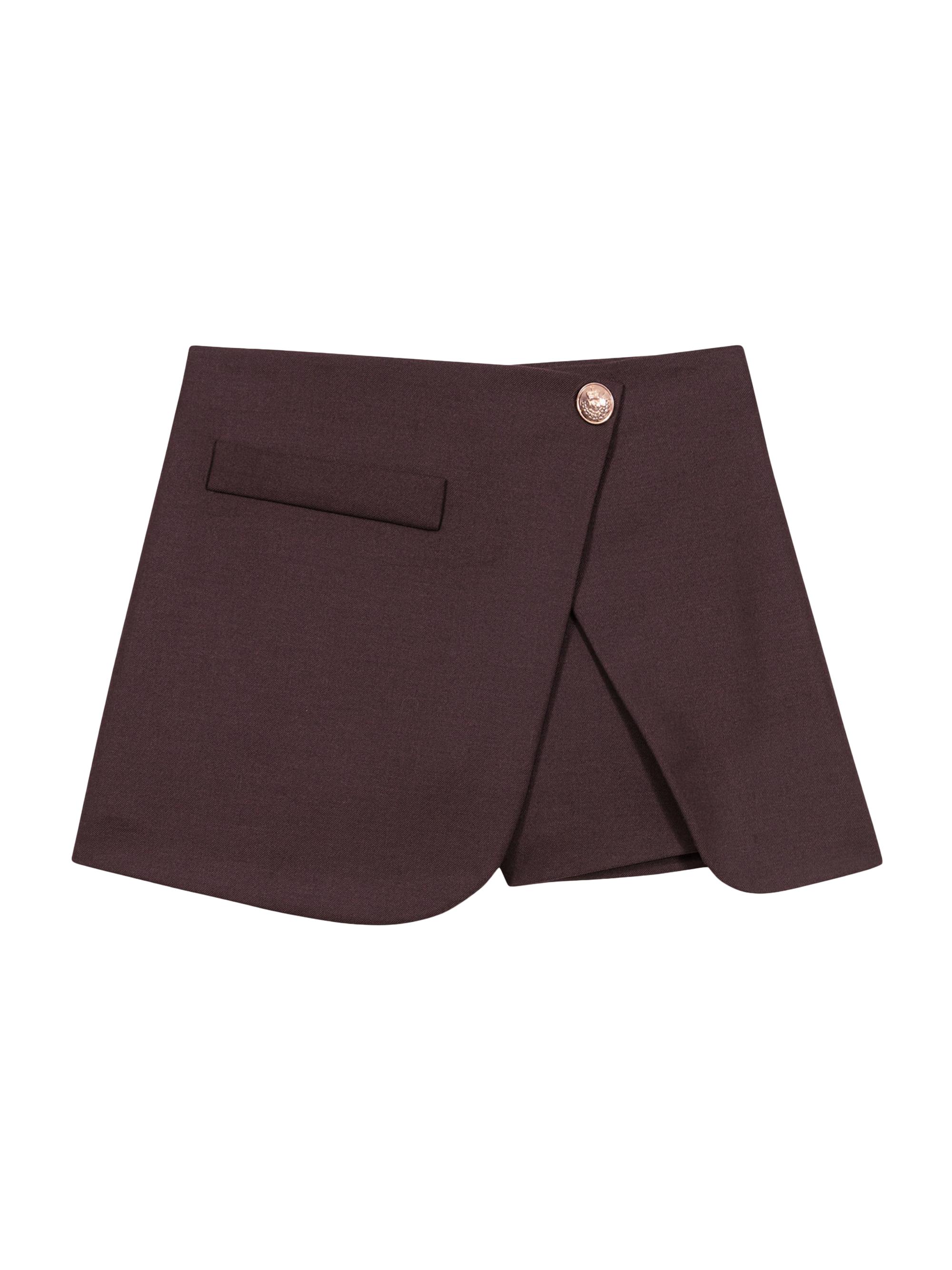 Maje Women's Skort - Brown