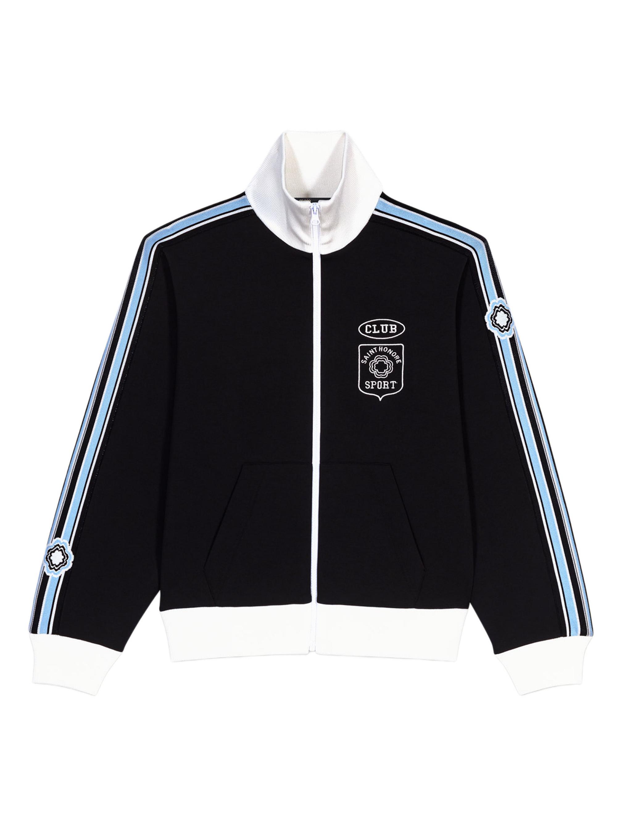 Maje Women's Embroidered Tracksuit Jacket - Black