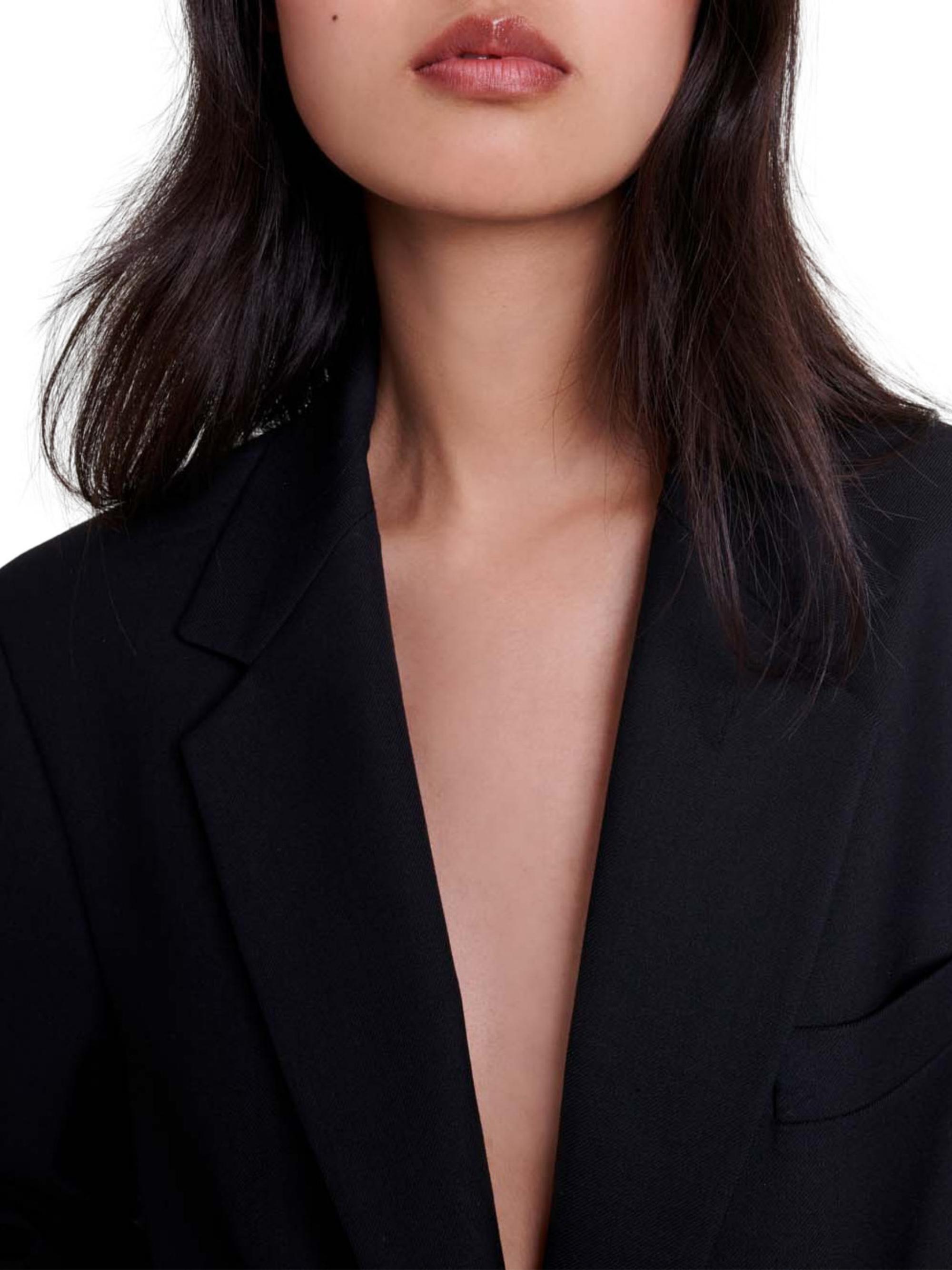 Mさま専用maje ブラック ダブルブレスト肉厚コート 36 美品 Mさま専用maje ブラック ダブルブレスト肉厚コート 36 美品