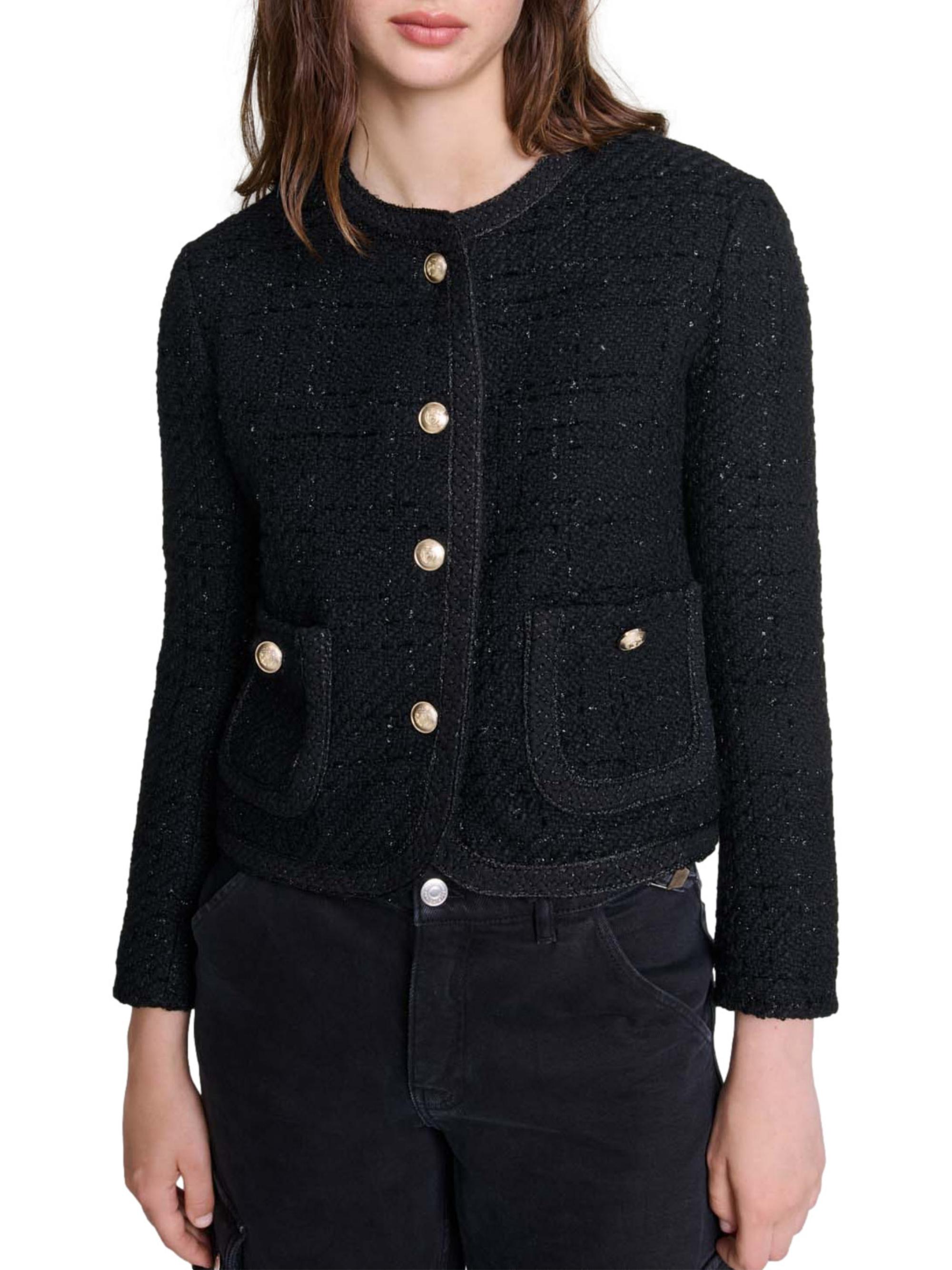 Maje Short Tweed Jacket | Saks Fifth Avenue