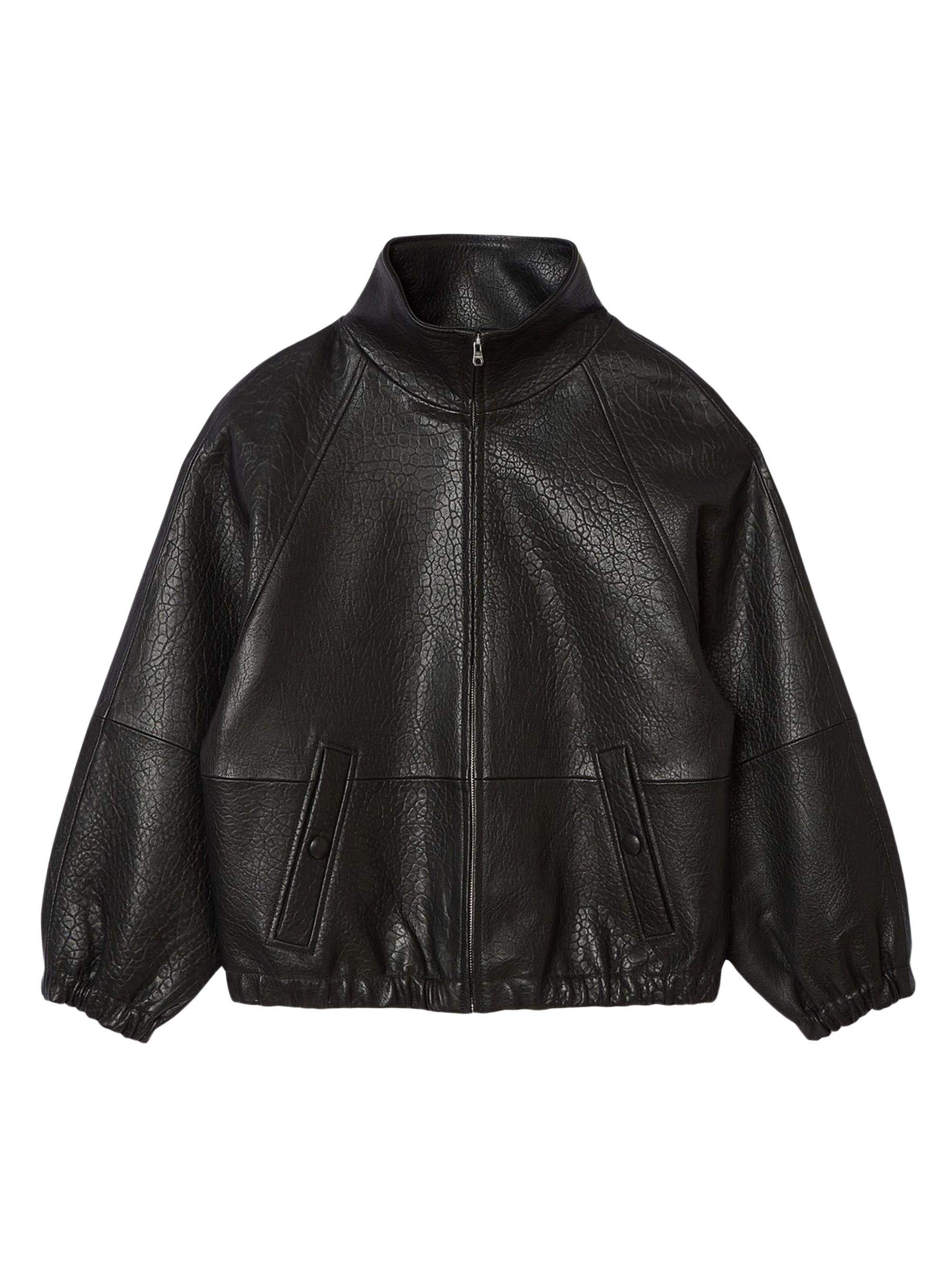 Oversized Leather Jacket