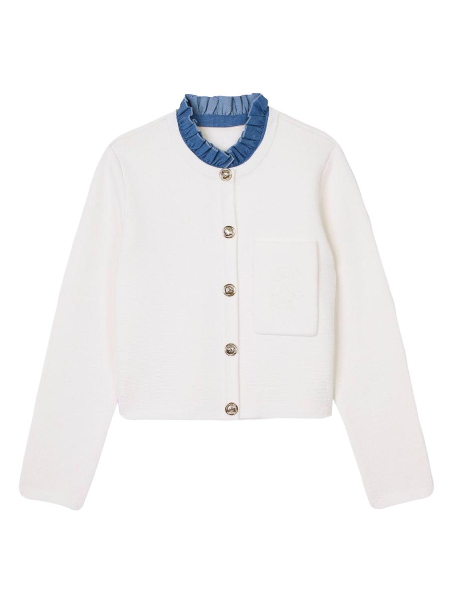 Sandro High-Neck Cardigan | Saks Fifth Avenue