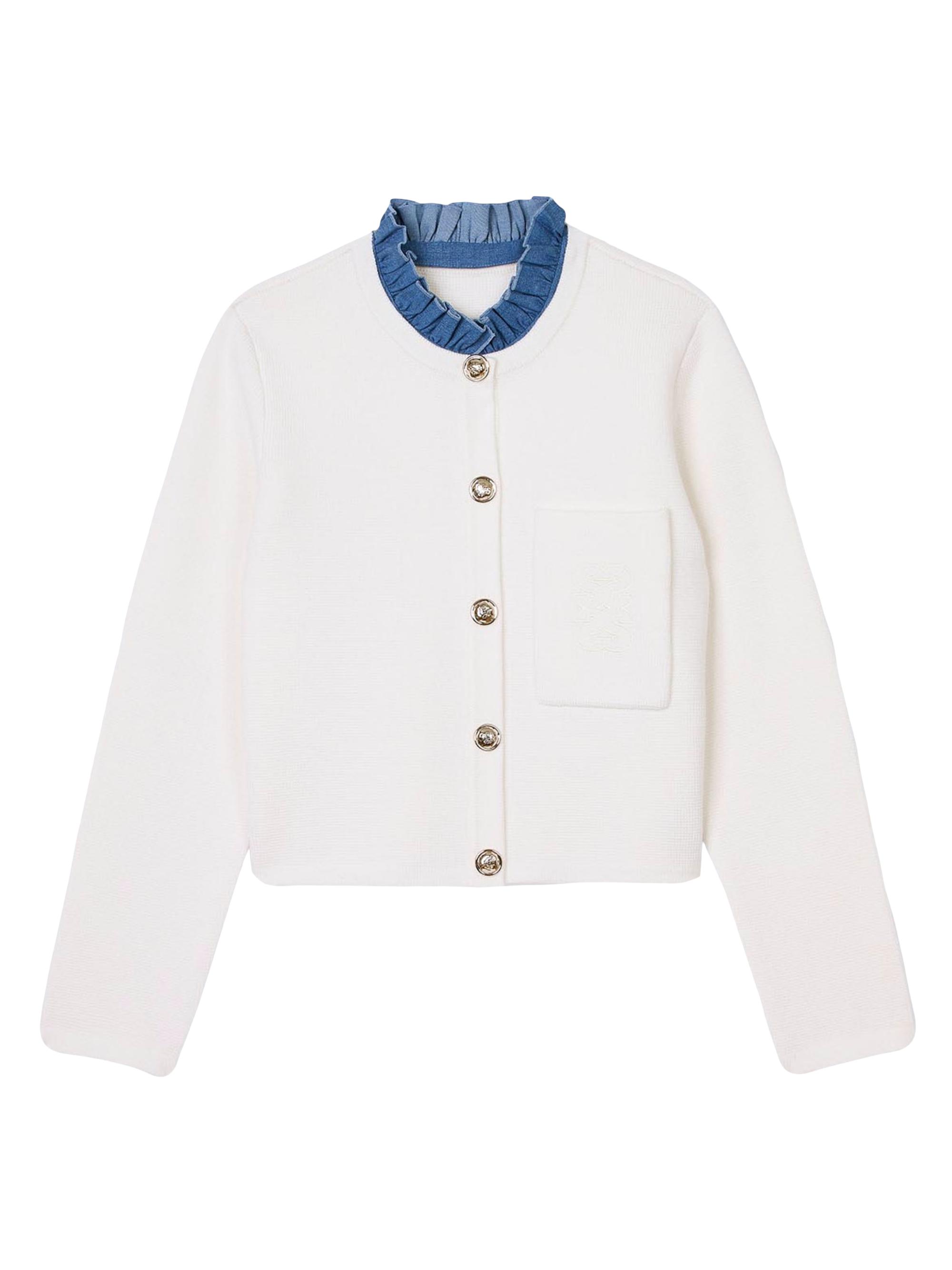 花火　SANDRO サンドロ　カーディガン Sandro High-Neck Cardigan | Saks Fifth Avenue