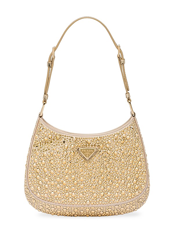 Shop Prada Cleo Satin Bag With Crystals | Saks Fifth Avenue Shop Prada Cleo Satin Bag With Crystals | Saks Fifth Avenue