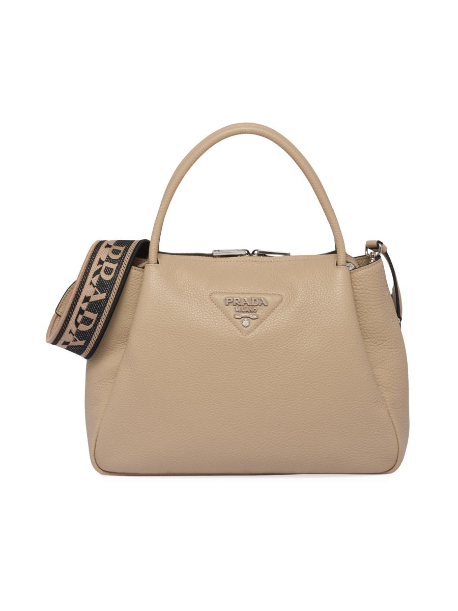 Prada Large Leather Handbag | Saks Fifth Avenue