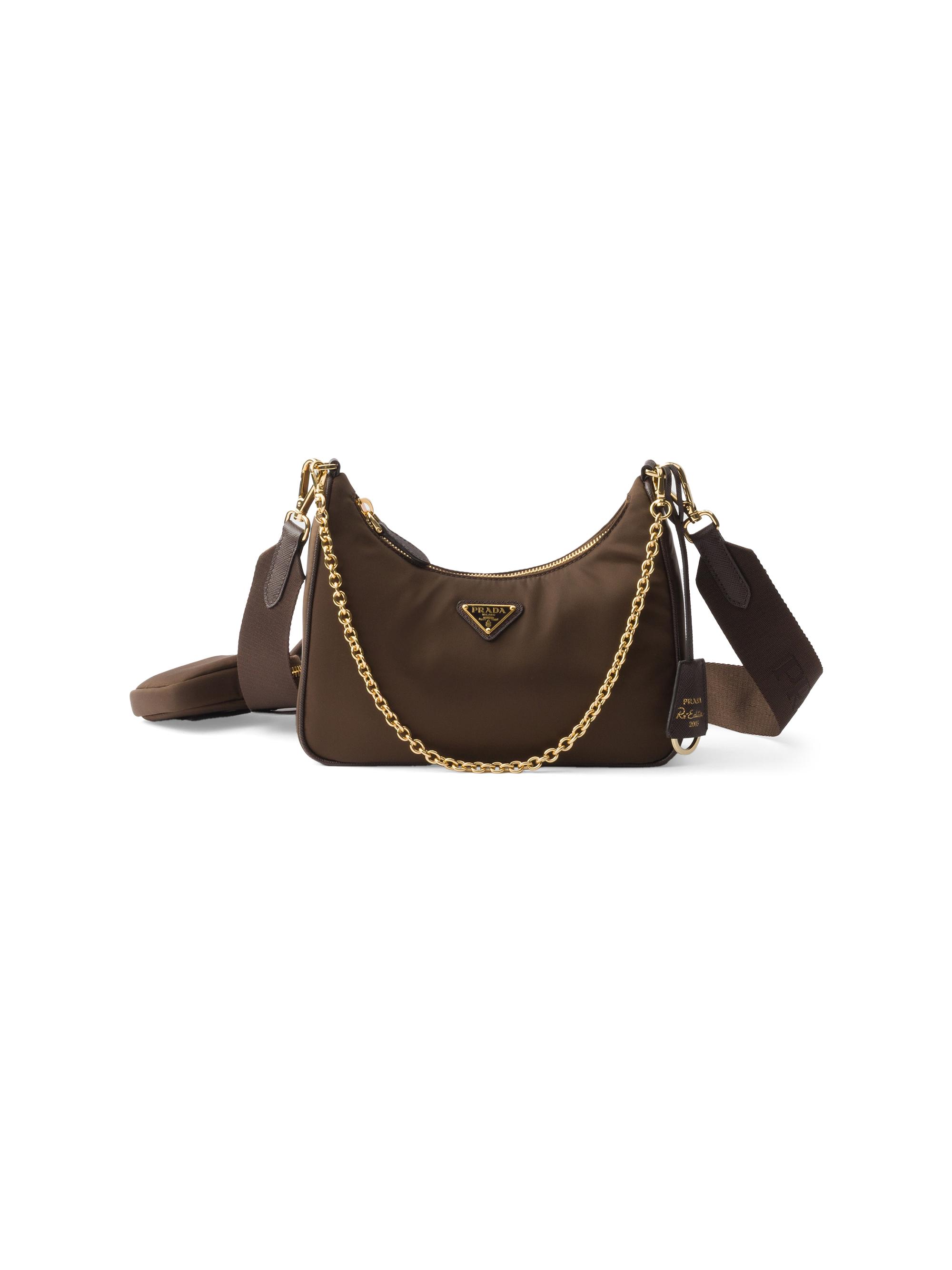 Prada Women's Re-Edition 2005 Re-Nylon Bag - Dark Brown