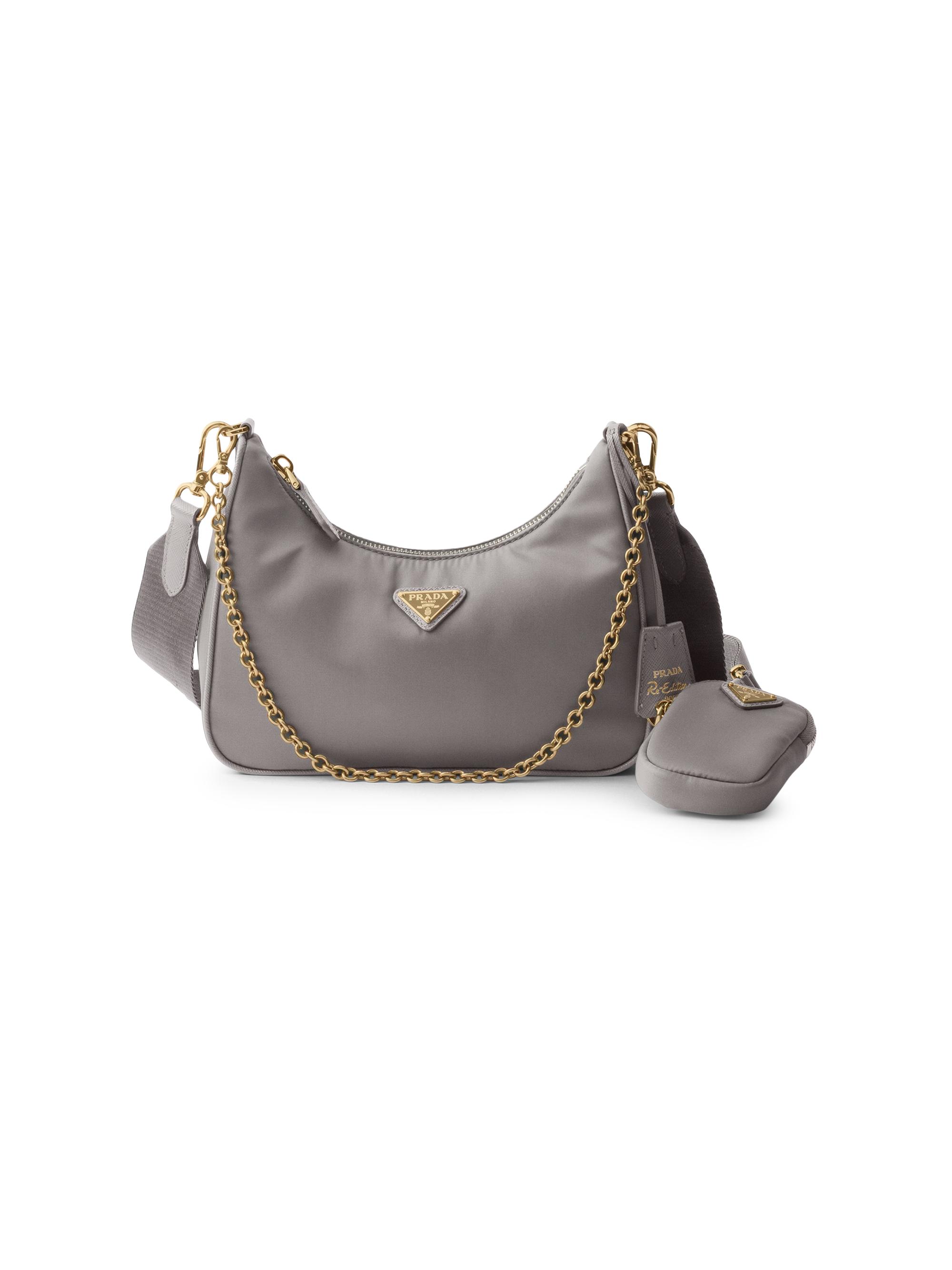 Prada Women's Re-Edition 2005 Re-Nylon Bag - Grey