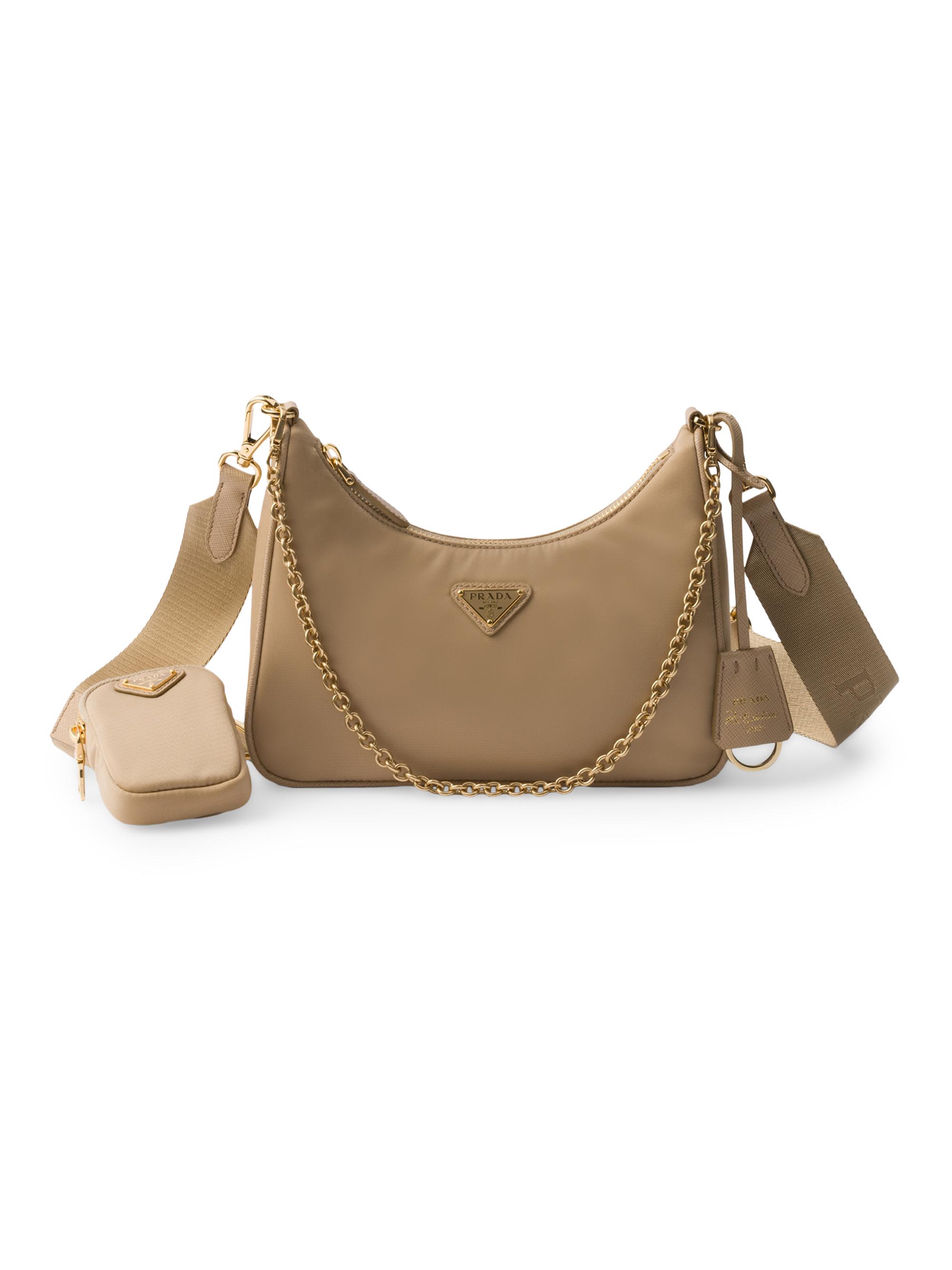 Prada Women's Re-Edition 2005 Re-Nylon Bag - Sandy Brown