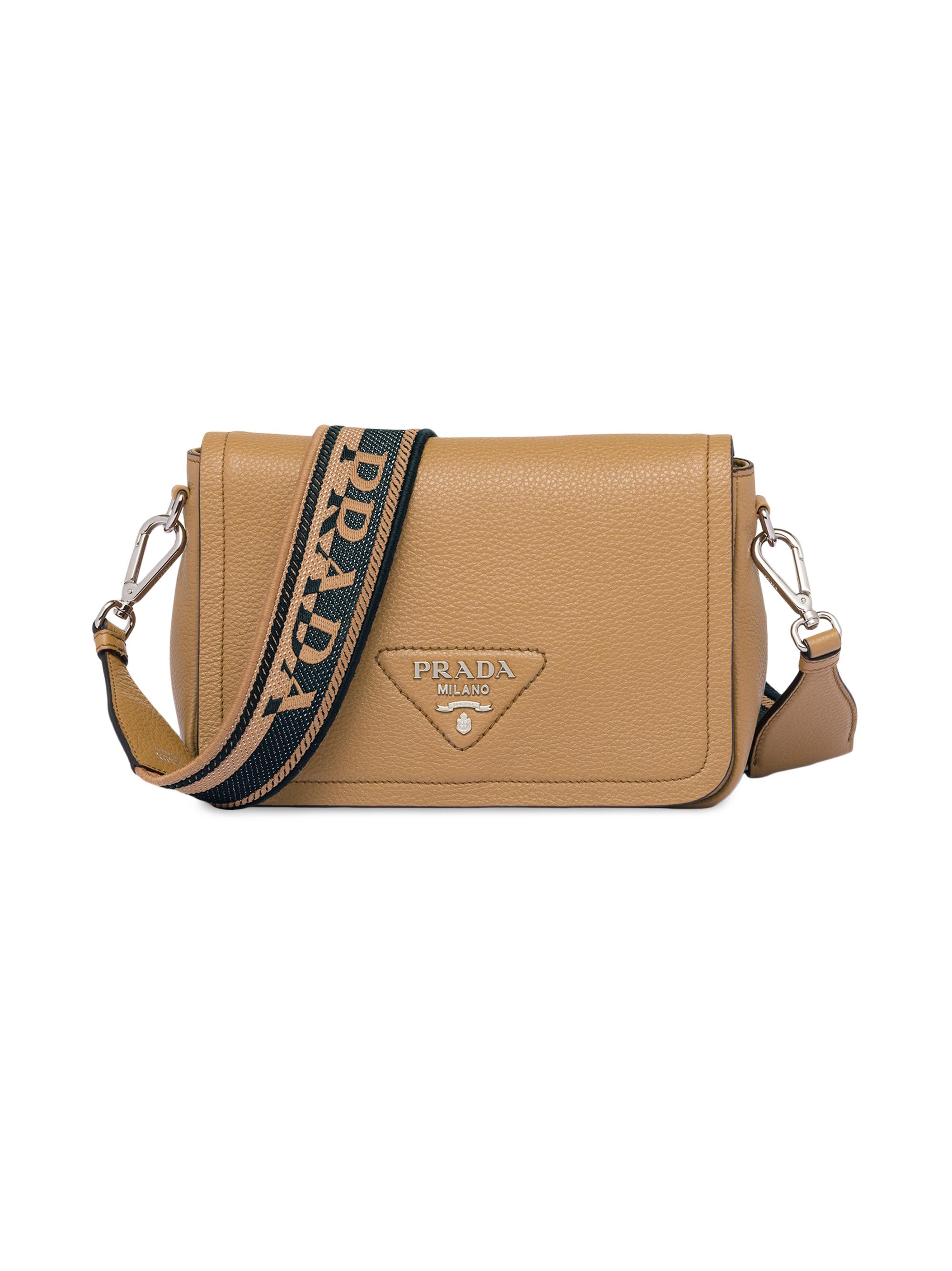 Prada Women's Leather Shoulder Bag - Brown