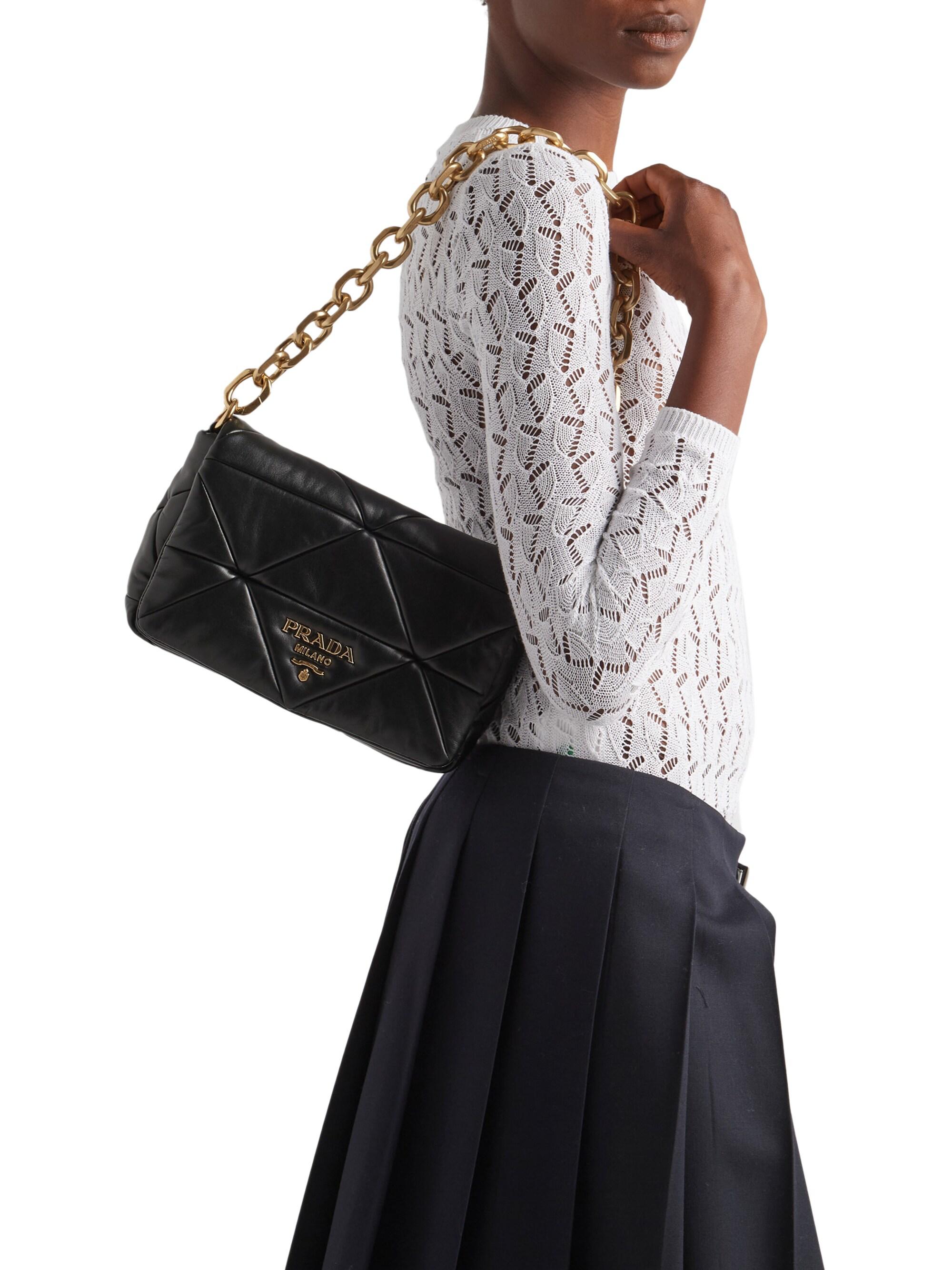 Prada System Nappa Patchwork Shoulder Bag | Saks Fifth Avenue