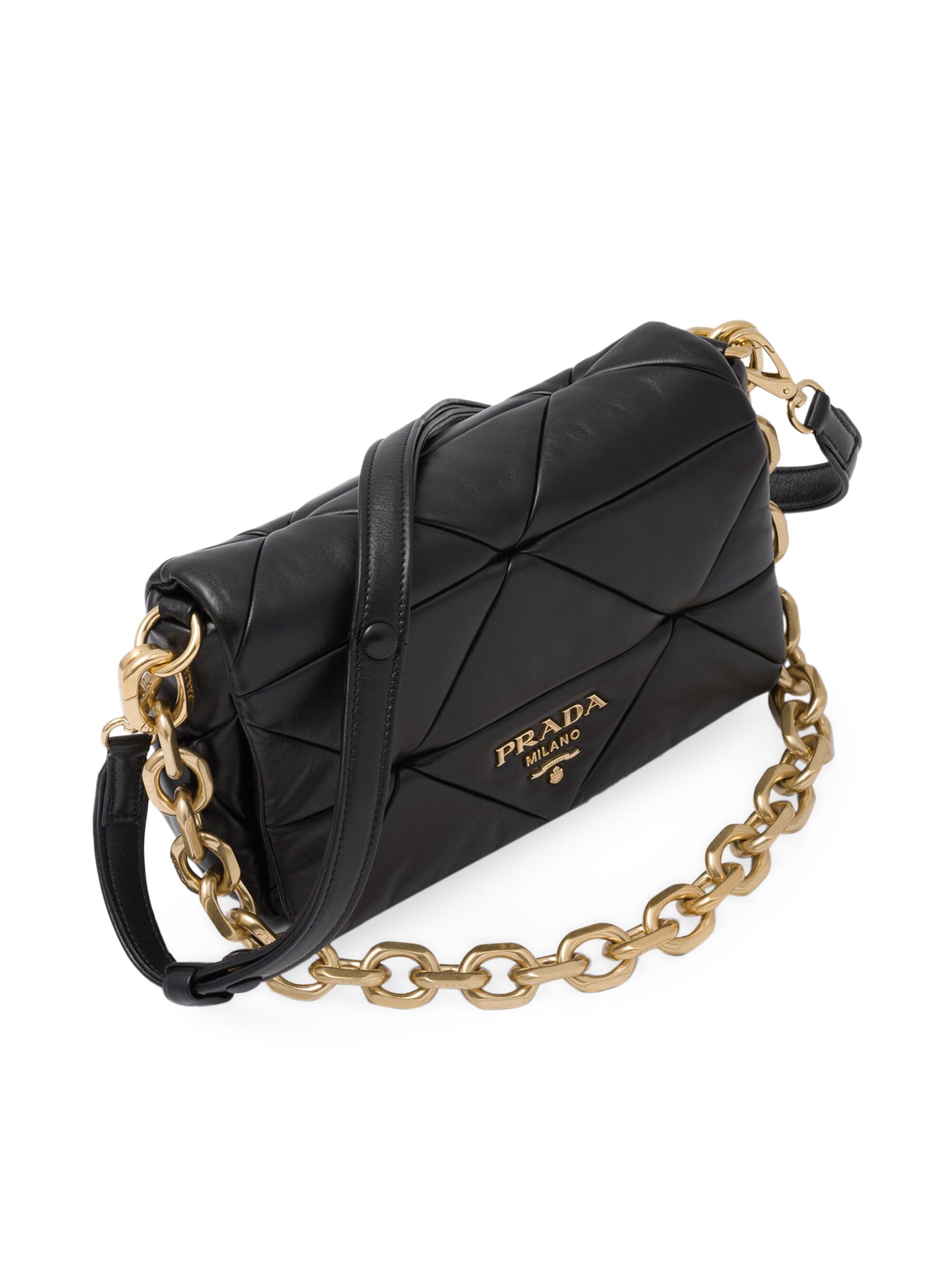 Prada System Nappa Patchwork Shoulder Bag | Saks Fifth Avenue