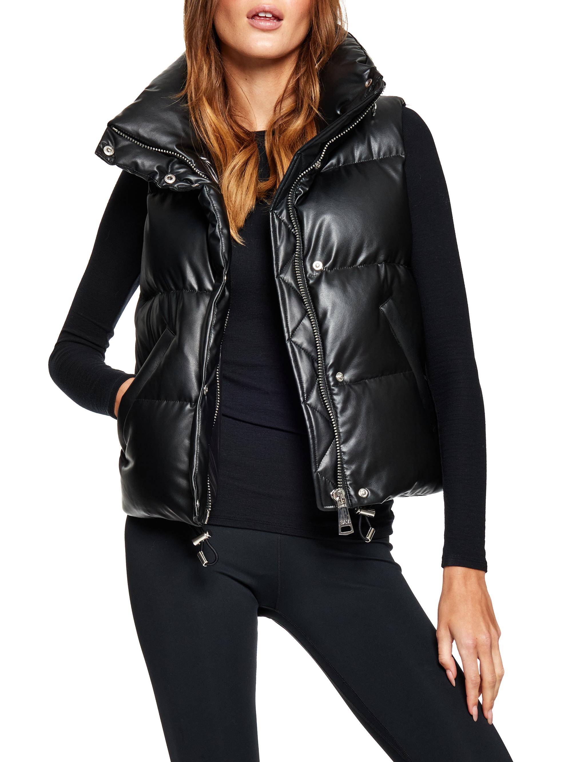 Arley Vegan Leather Down Puffer Vest Saks Fifth Avenue