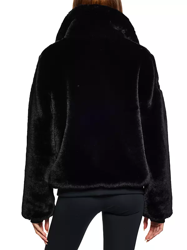 Shop Sam. Zip-Front Faux Fur Jacket | Saks Fifth Avenue