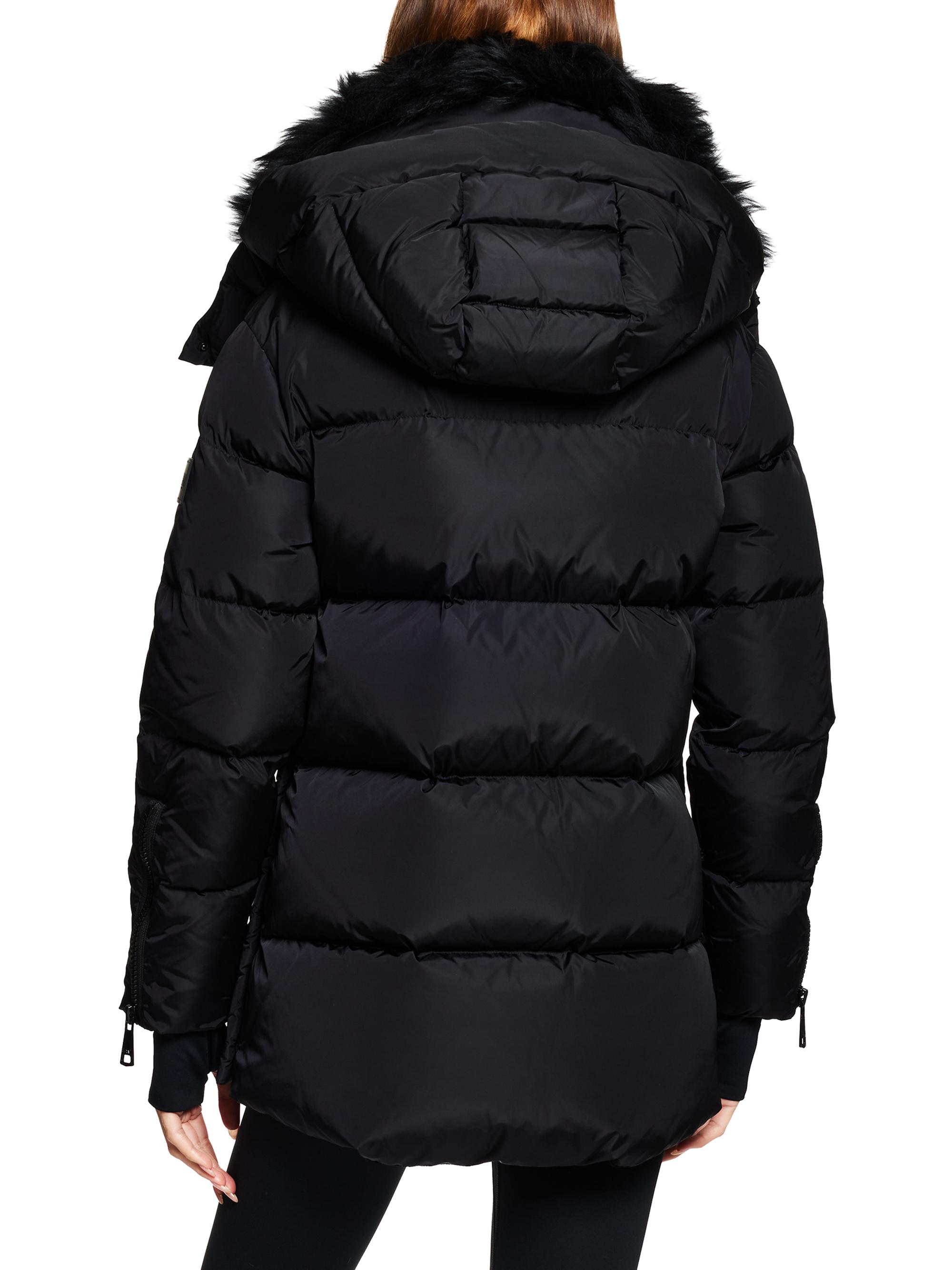 Scarlett Down Shearling-Lined Puffer Coat Saks Fifth Avenue
