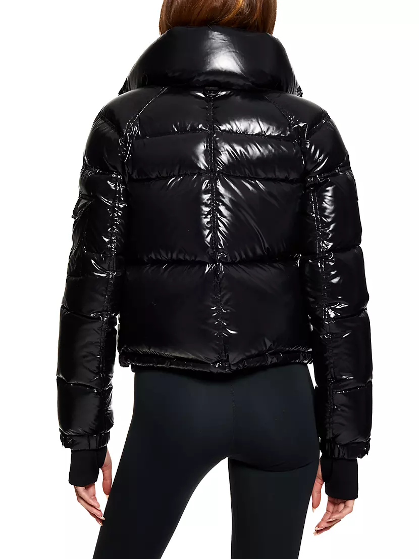 Freestyle Cropped Down Puffer Jacket
